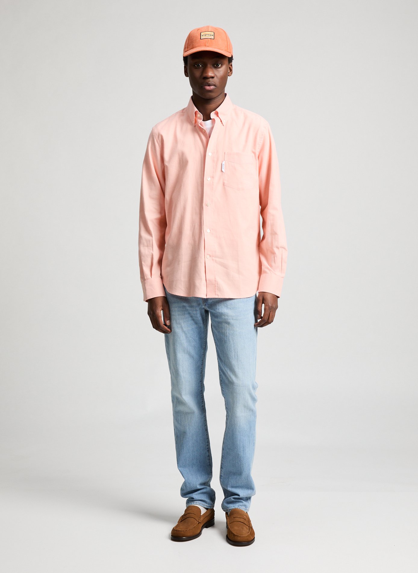 Cotton cap STETSON Orange