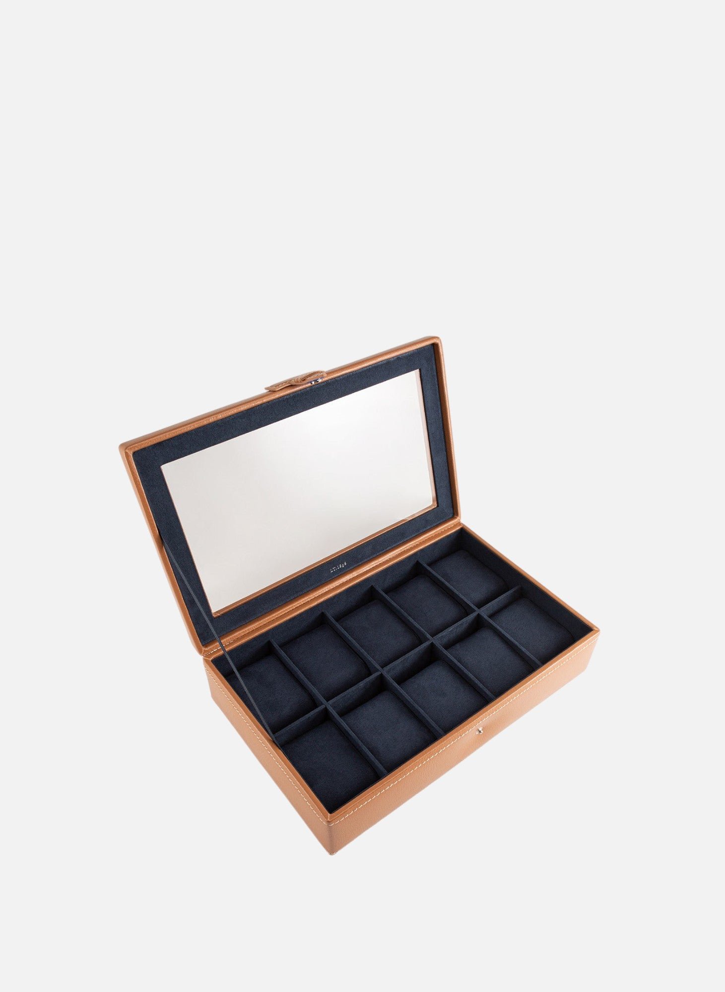 Coffret 10 montres en cuir LE TANNEUR Marron