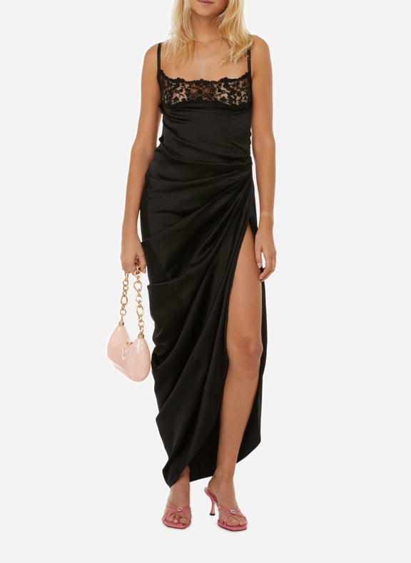 La Saudade Longue Brodée dress Black by JACQUEMUS JACQUEMUS La Saudade Longue Brodée dress Black