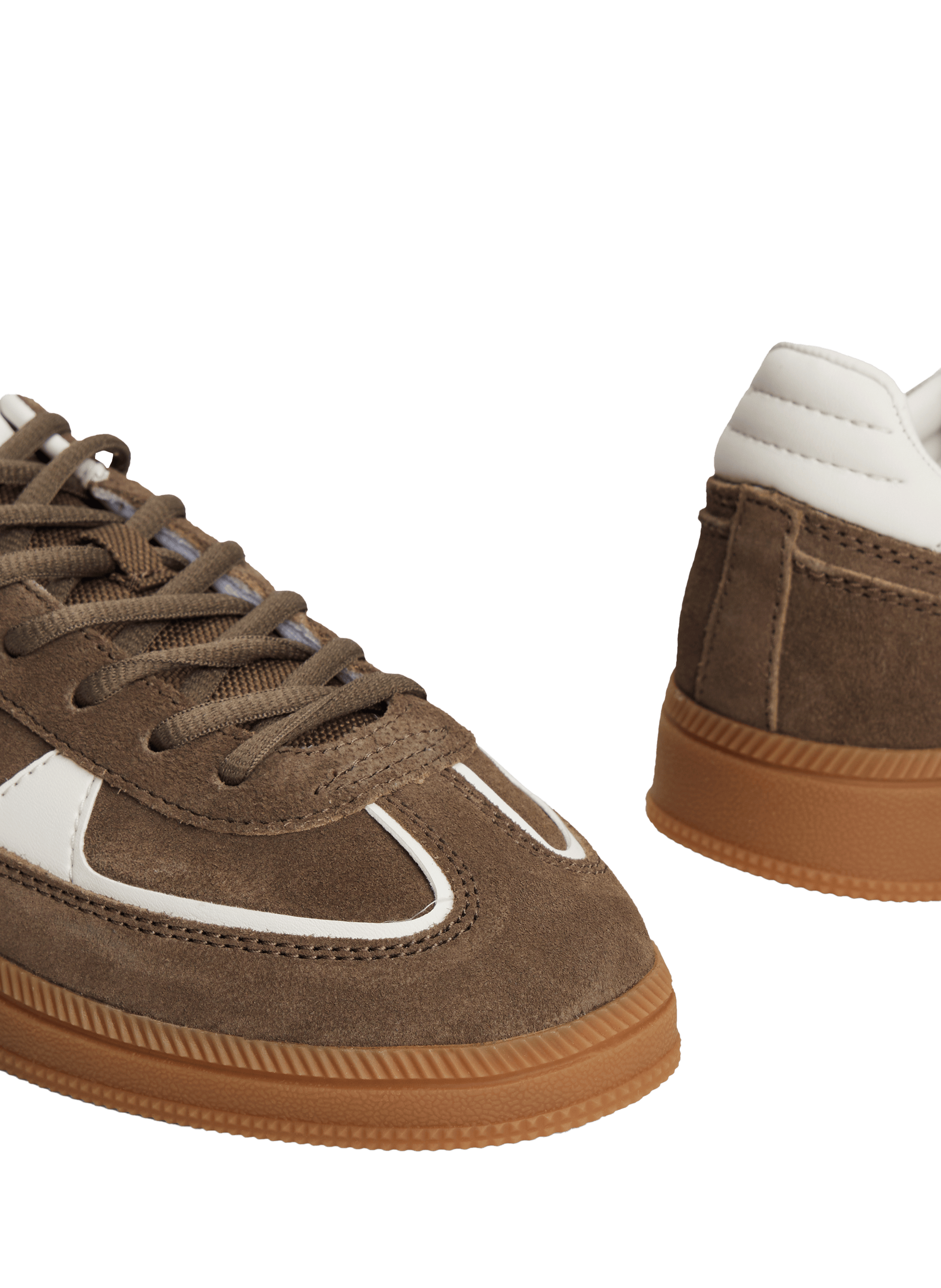 Baskets The Greenwich en daim multitextures TOMMY HILFIGER Rose