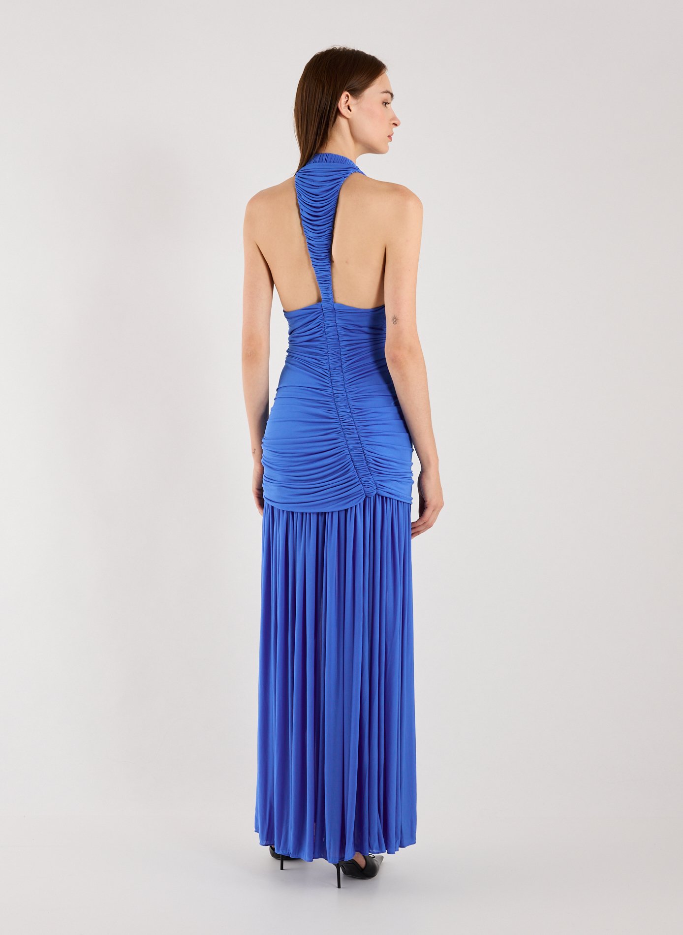 Robe plissée CHRISTOPHER ESBER Bleu