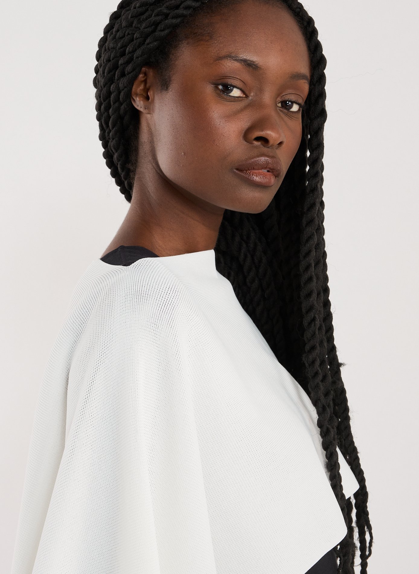 Cape assymétrique ADOLFO DOMINGUEZ Beige