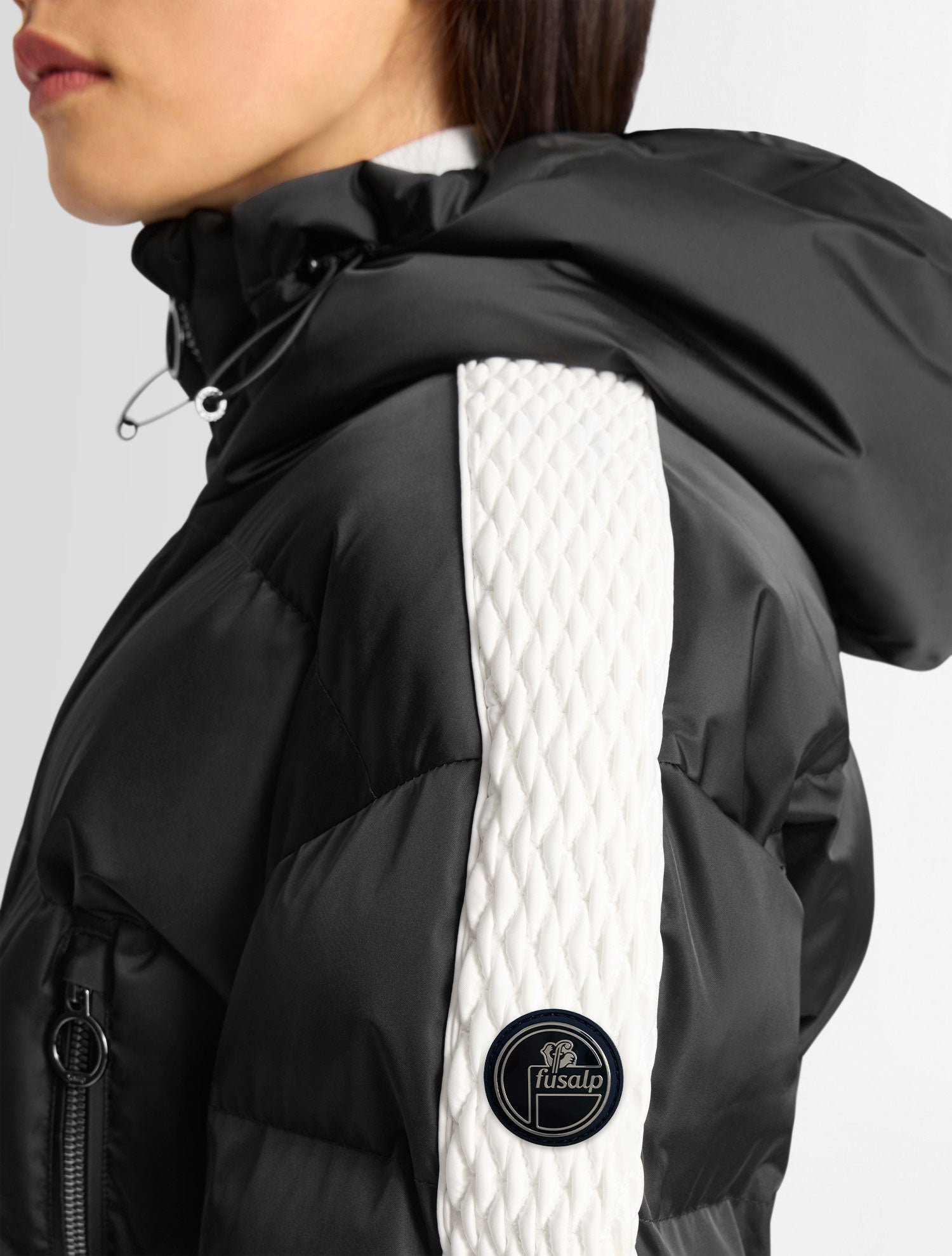 Combinaison de ski jenko col capuche coupe regular FUSALP Noir