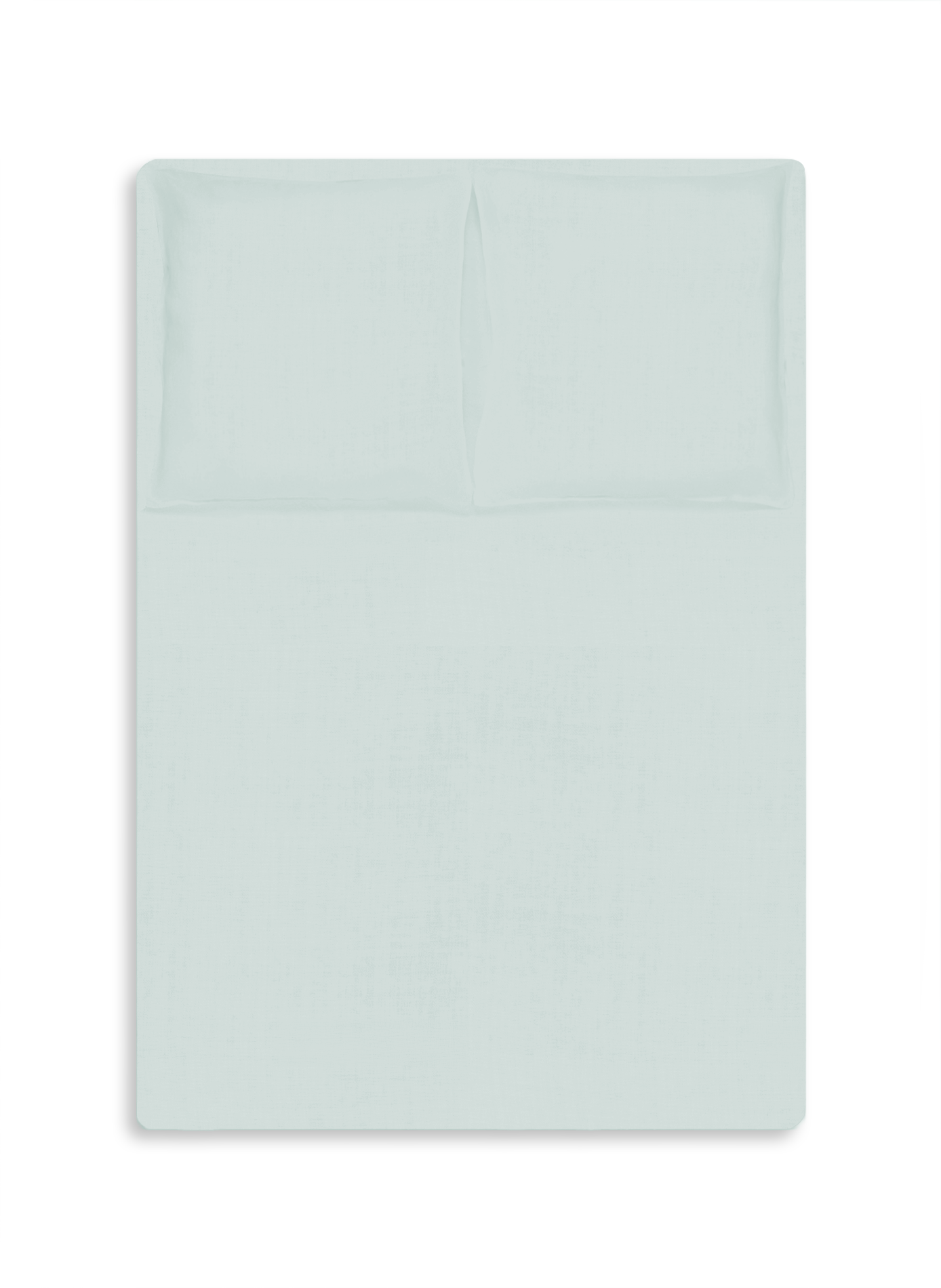 Housse de couette en lin lavé AU PRINTEMPS PARIS Vert