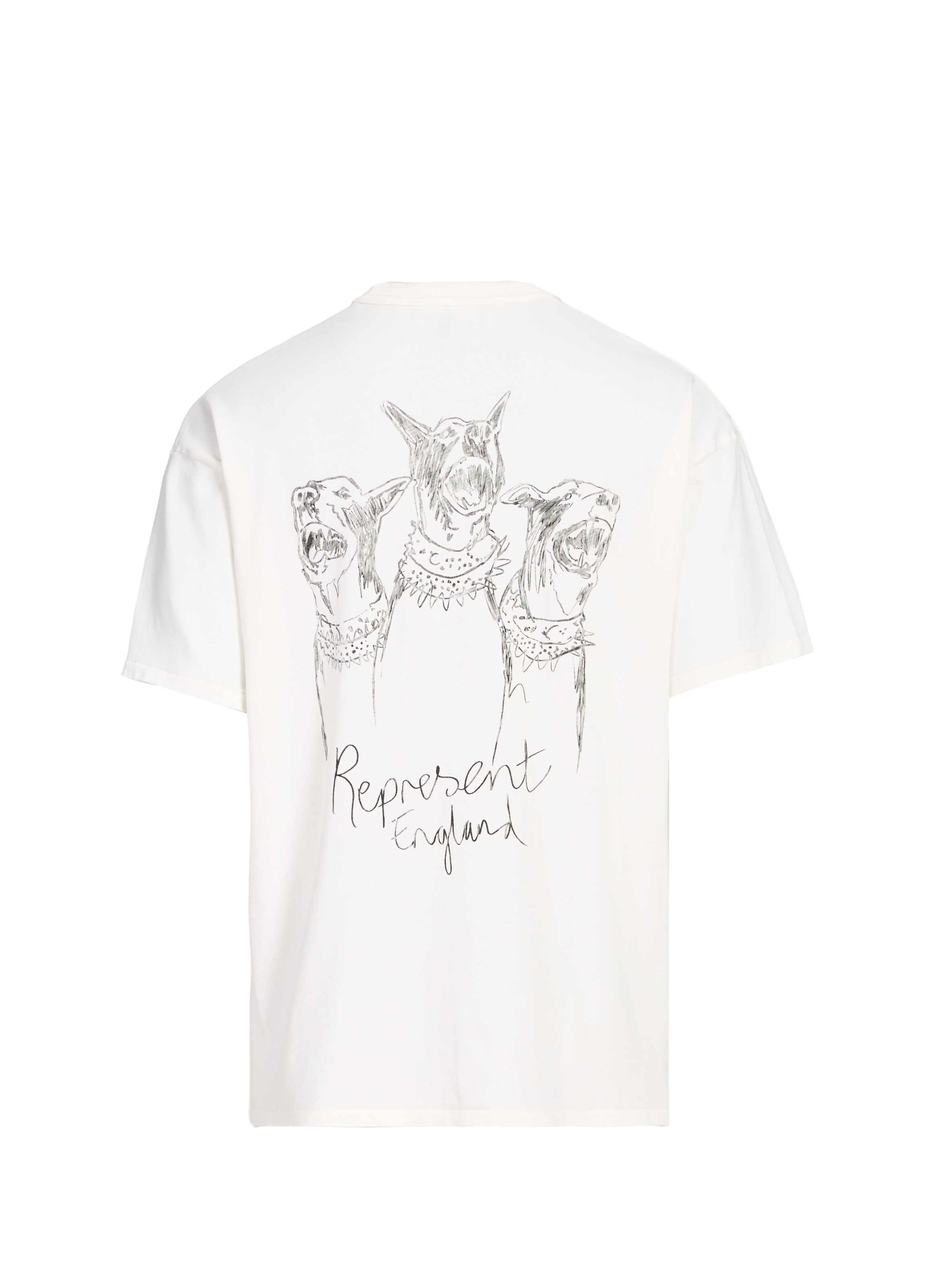 Short-sleeve printed cotton T-shirt  REPRESENT Beige