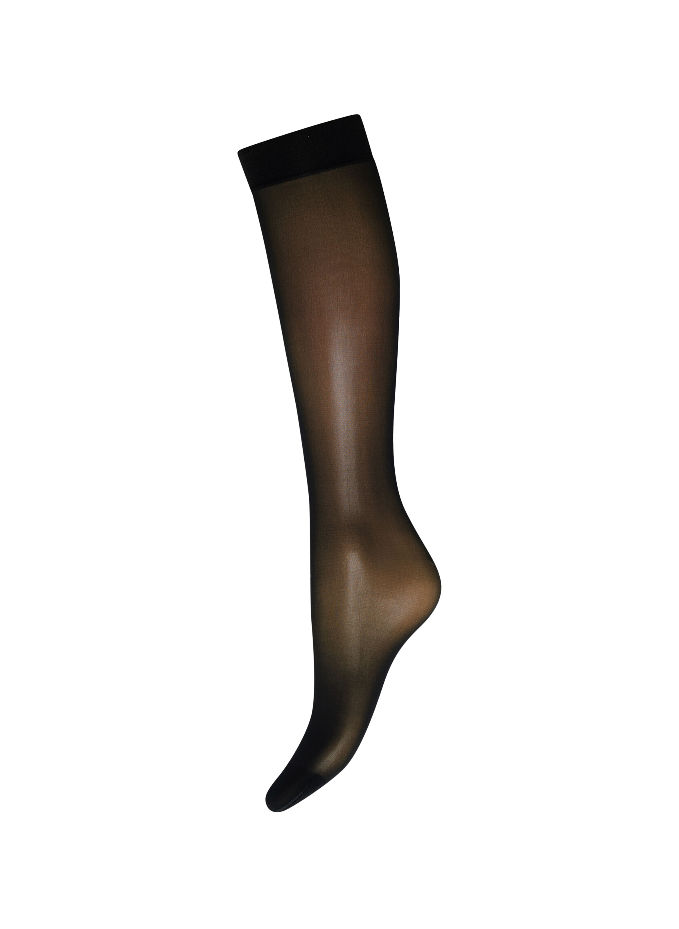 WOLFORD Matte knee-high socks Black