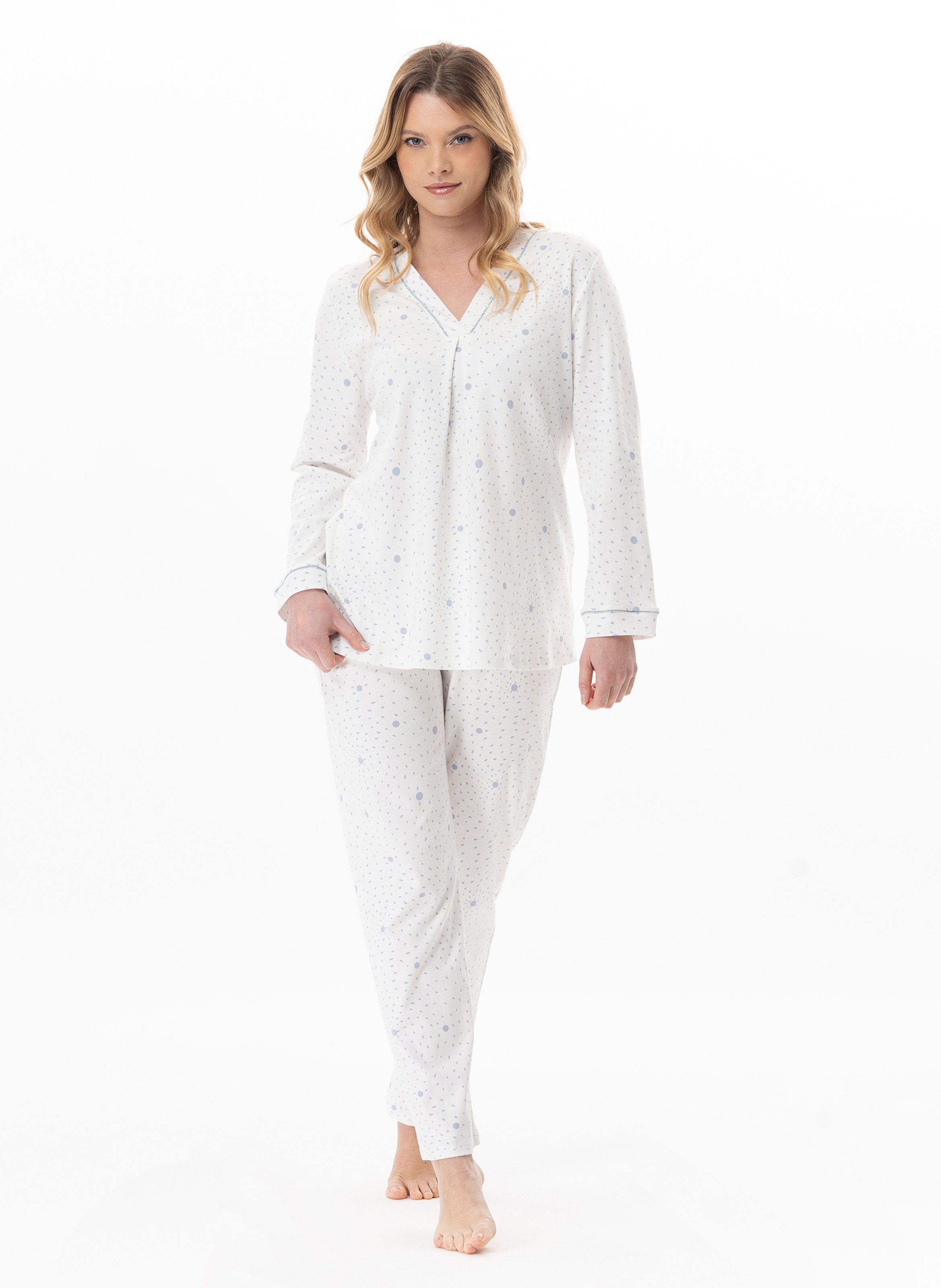 Pyjama en coton cosy 102 LE CHAT Multicolore