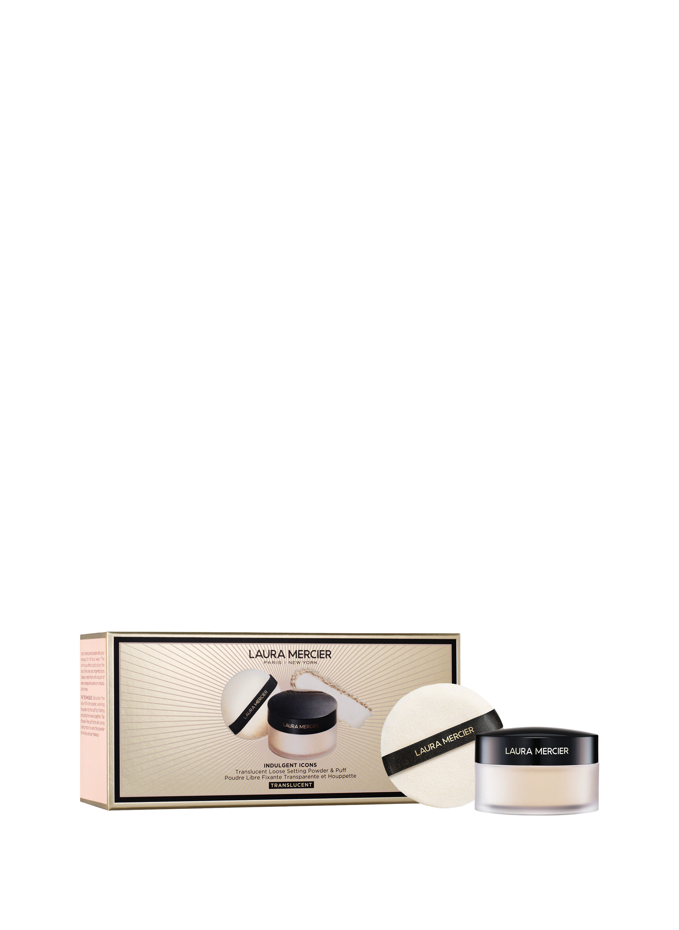 LAURA MERCIER Indulgent Icons - Translucent Loose Setting Powder + Puff No color