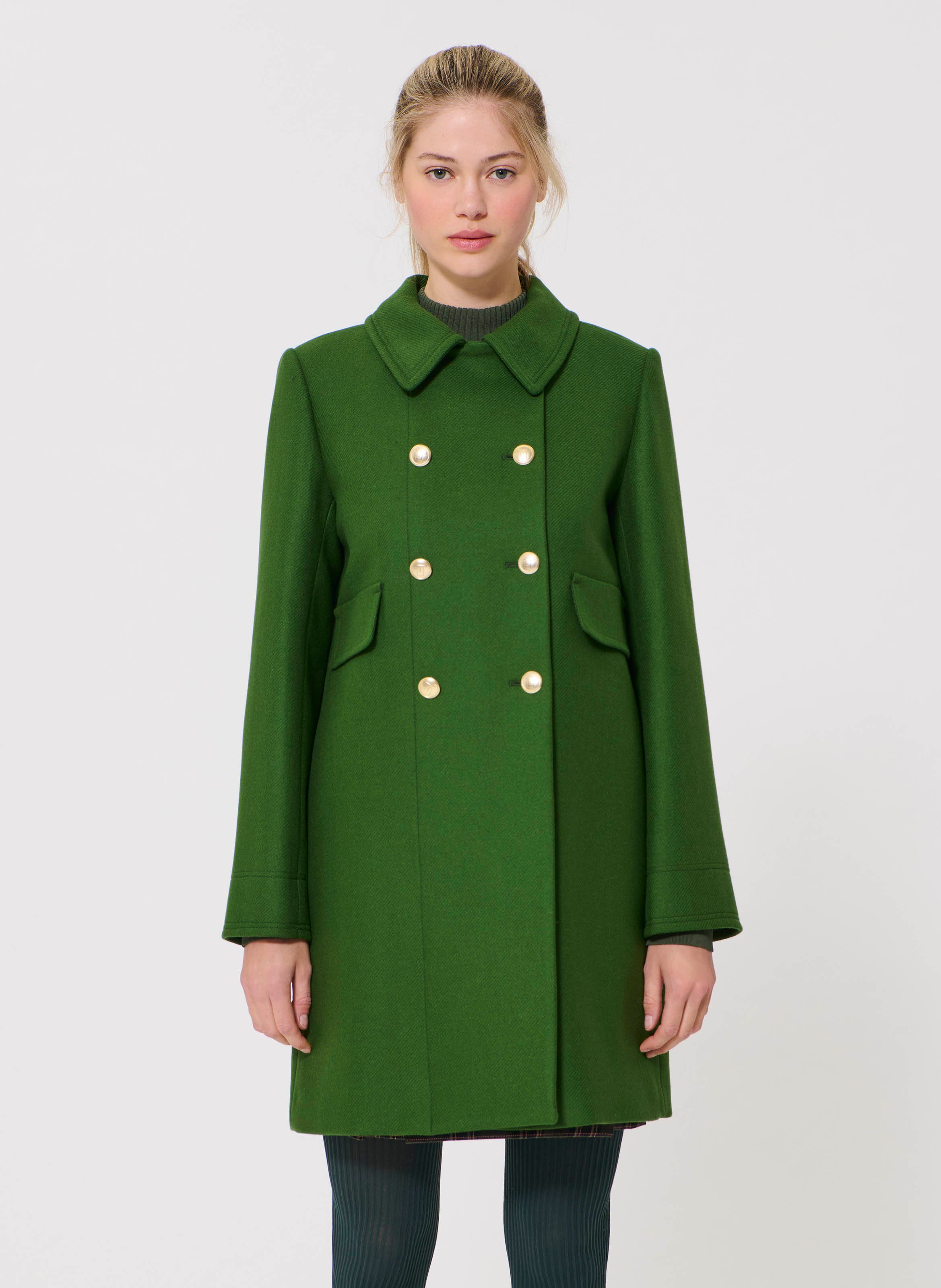 Manteau marceau TARA JARMON Vert