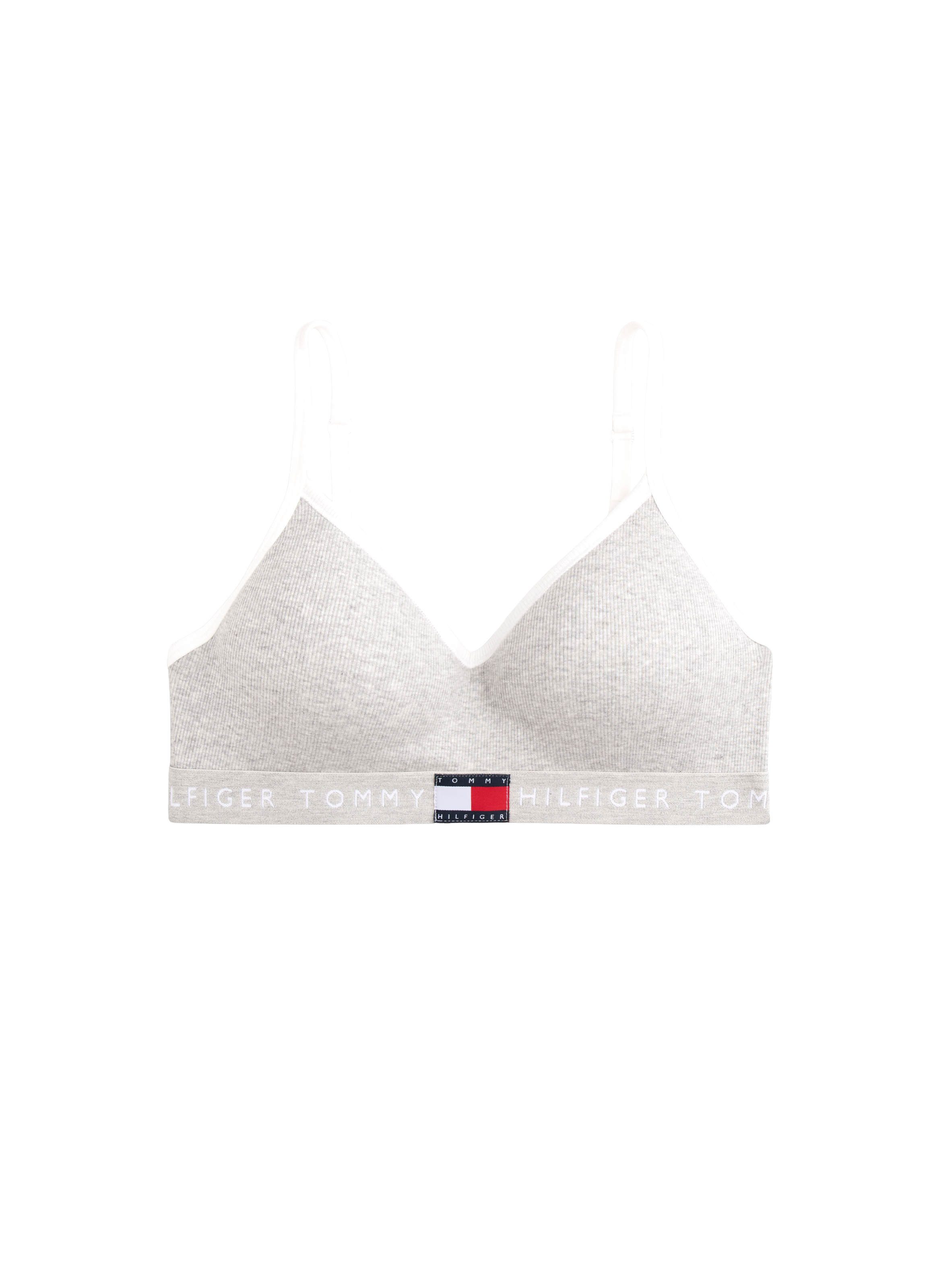 Bralette Lift Heritage en coton mélangé TOMMY HILFIGER Gris