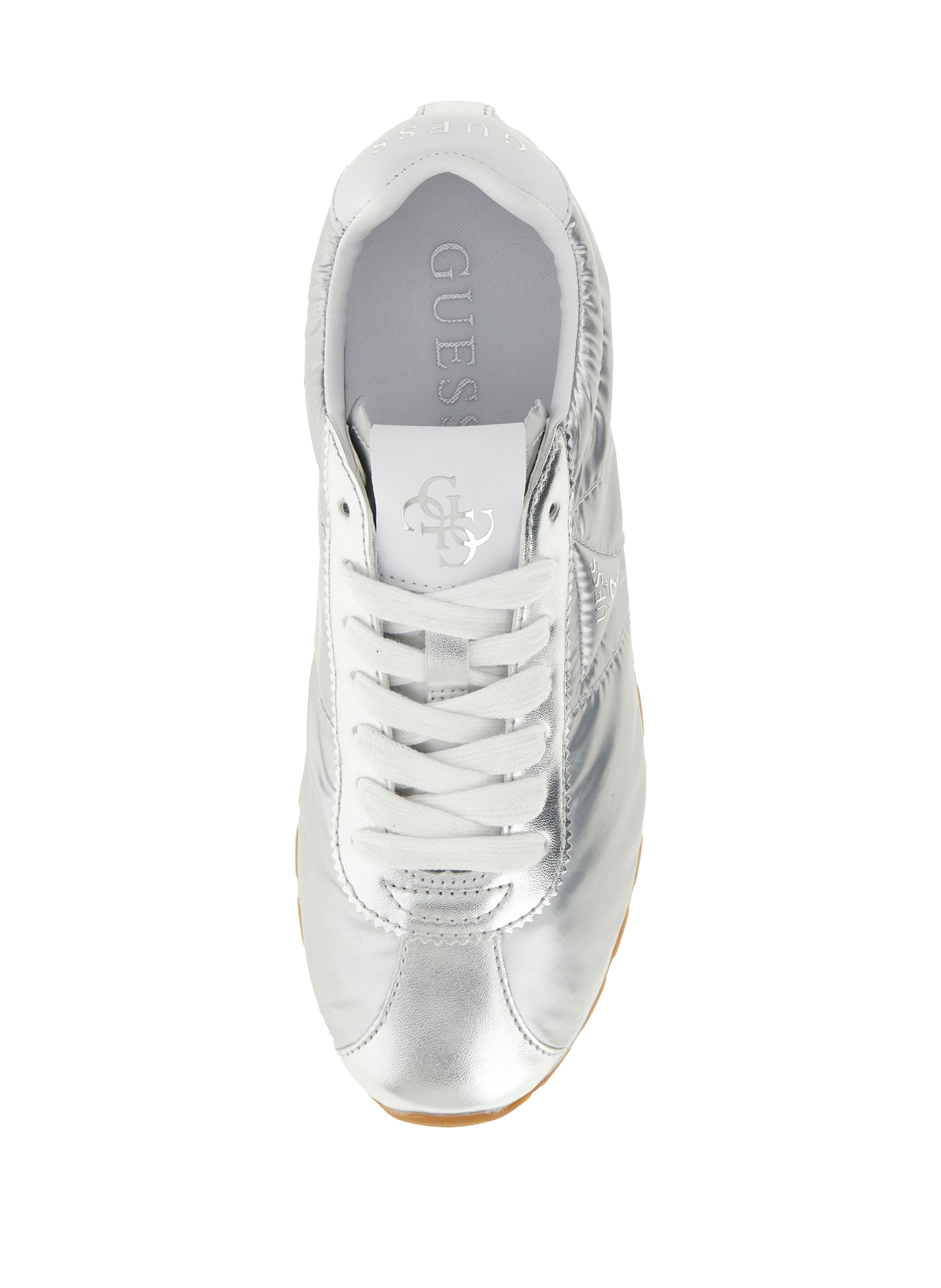 Basket plate à lacets GUESS Argent