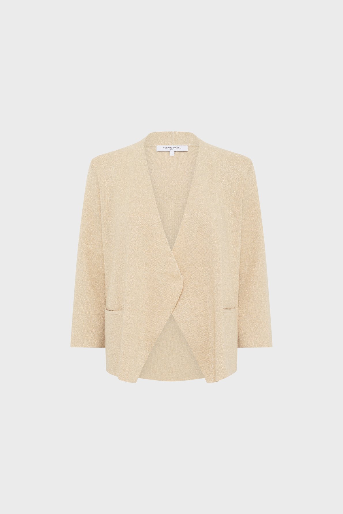 Gilet en microfibre doré - lavina GERARD DAREL Jaune