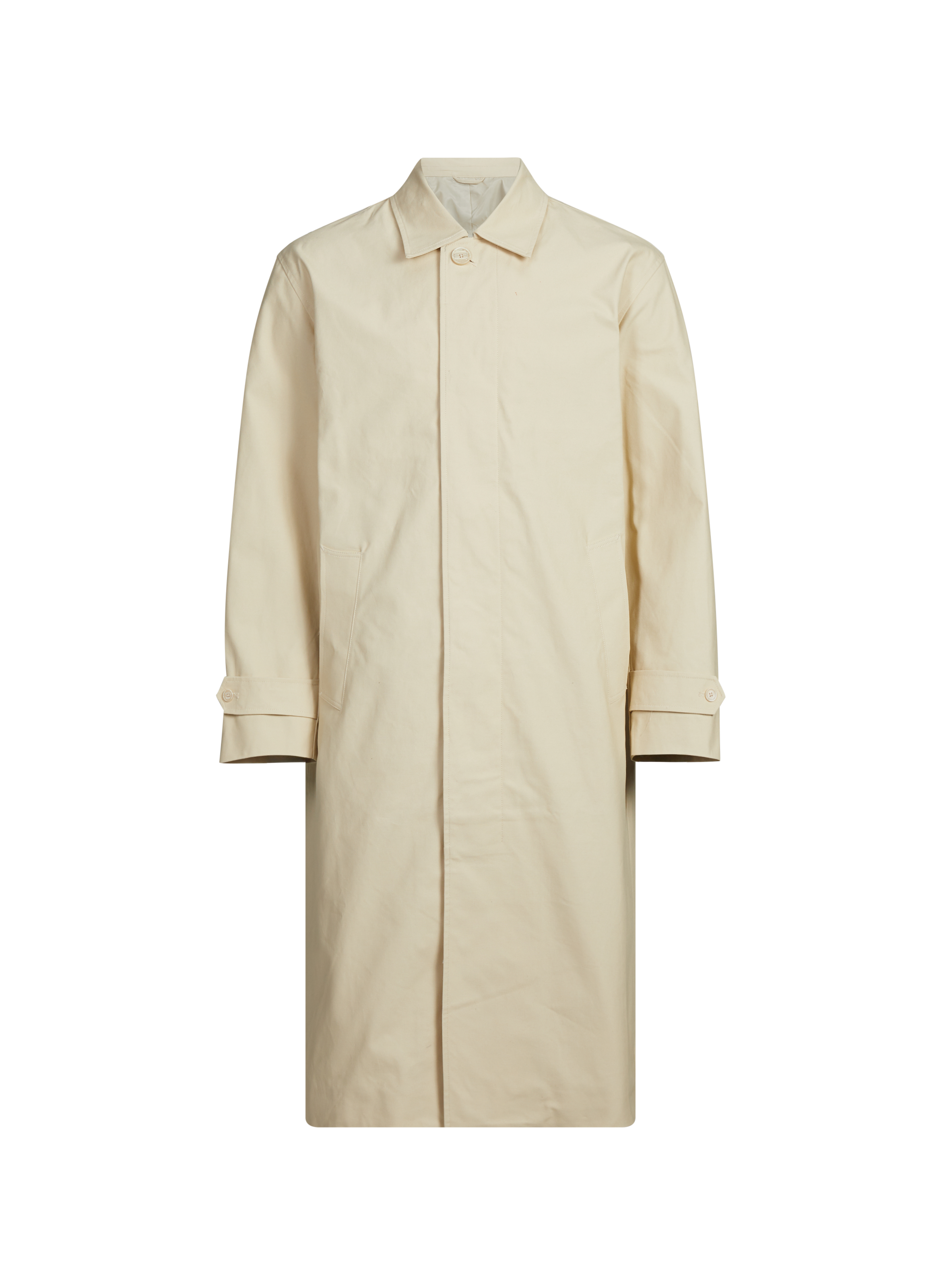 Manteau long en coton biologique NN.07 Beige