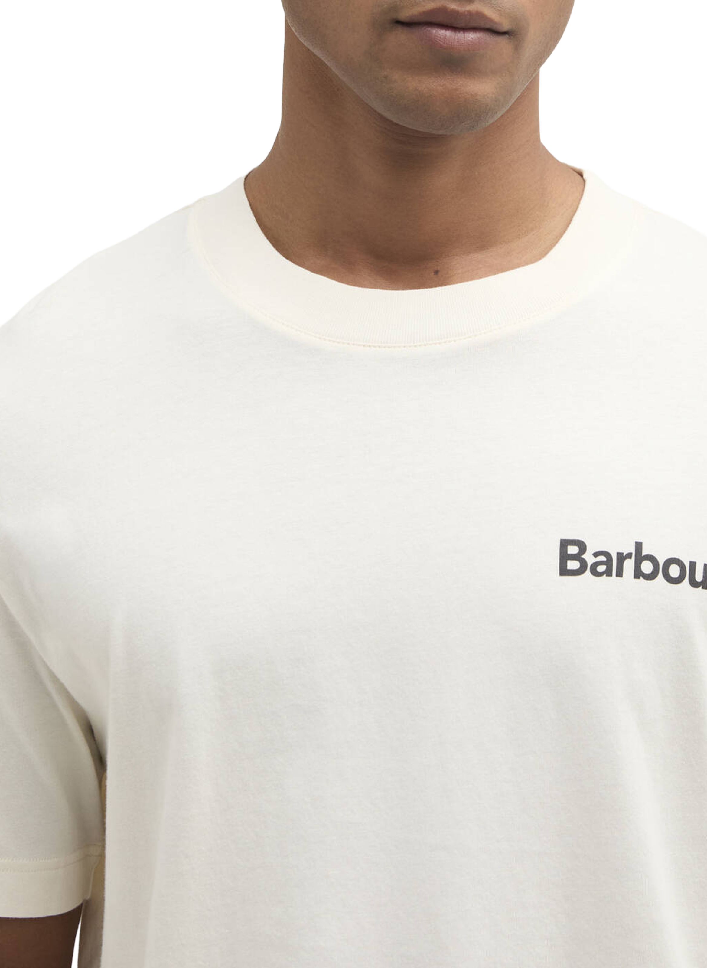 T-shirt imprimé en coton BARBOUR Beige