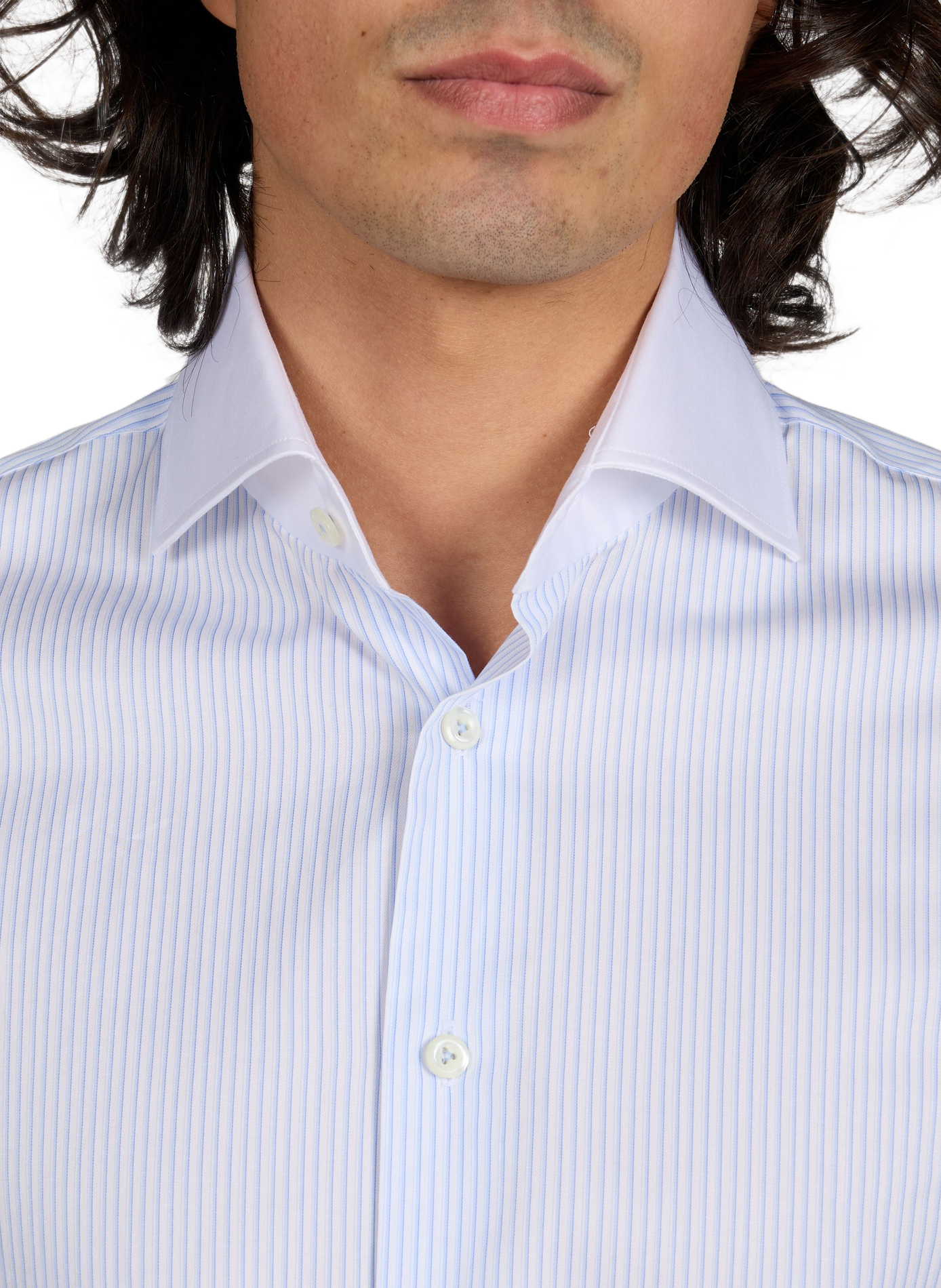 Striped cotton Shirt VAN LAACK Blue