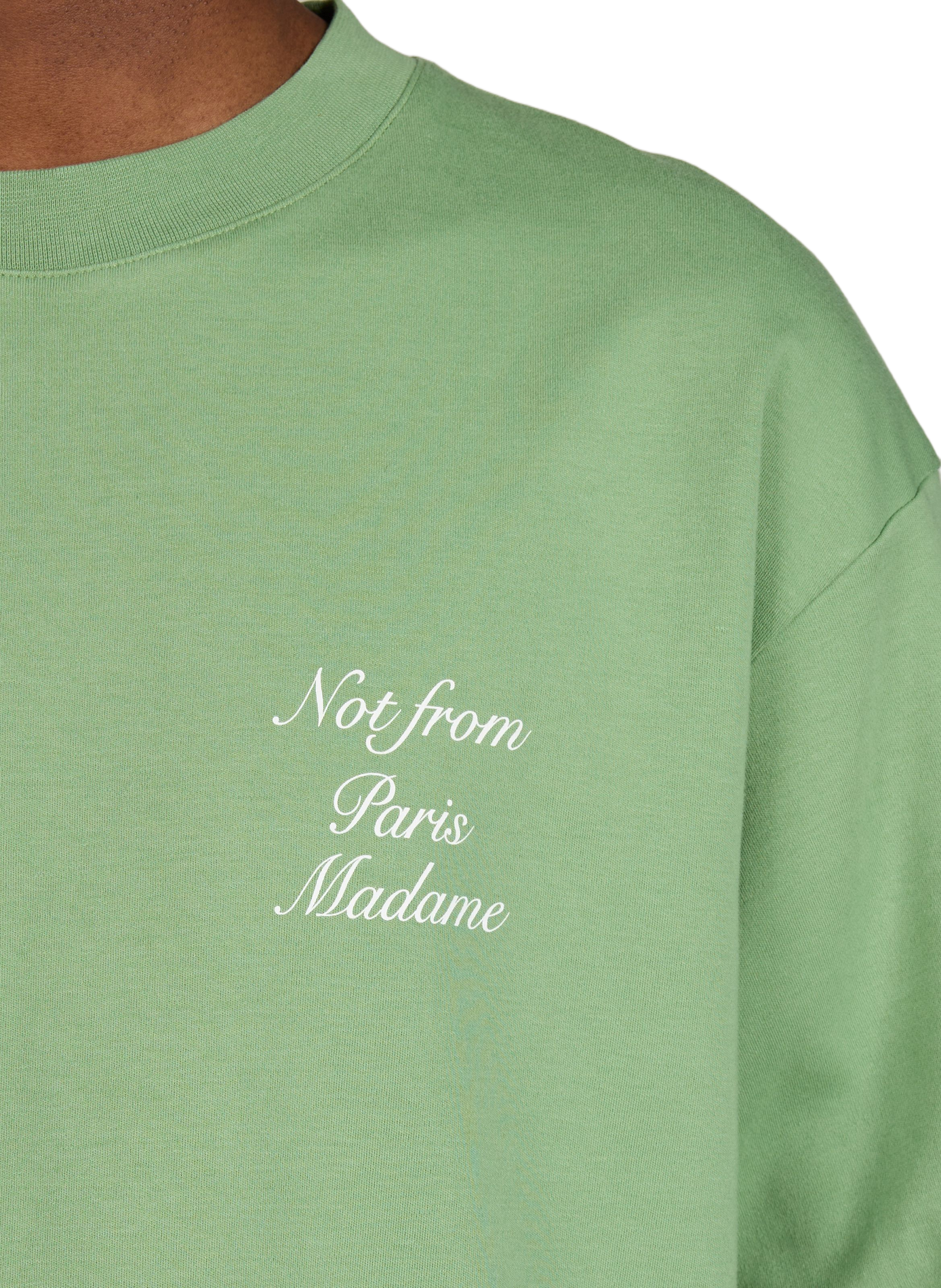 T-shirt en coton DROLE DE MONSIEUR Vert