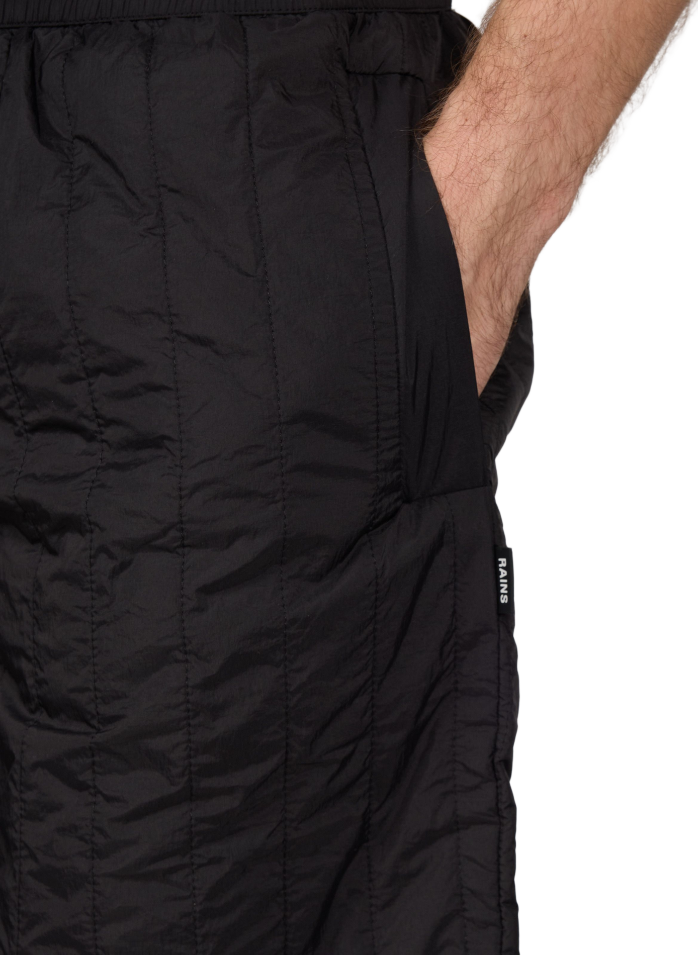 Short Koya Vision matelassé RAINS Noir