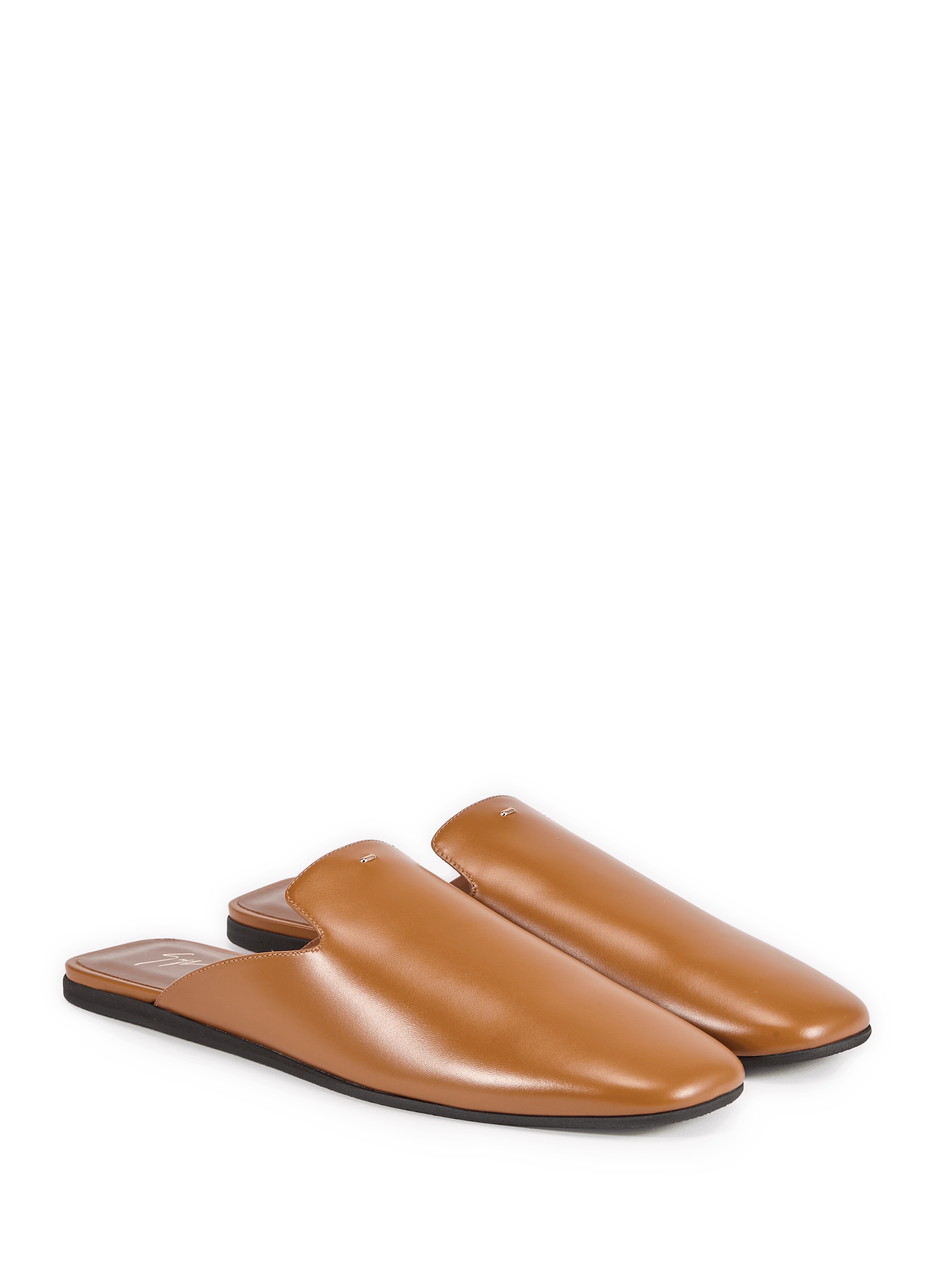 Mules Everett en cuir lisse GIUSEPPE ZANOTTI Brown