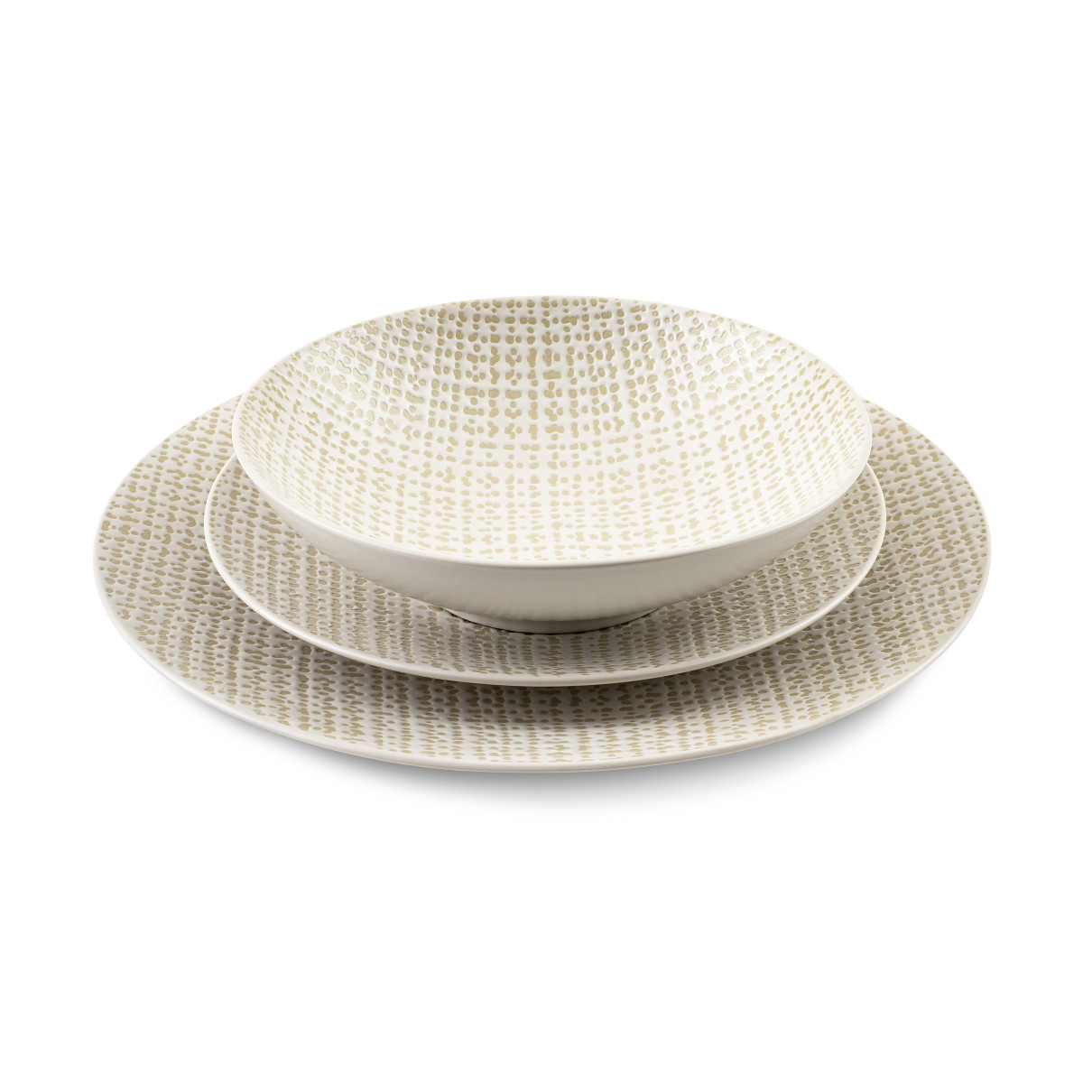 Tweed - service 18 pièces MEDARD DE NOBLAT Beige