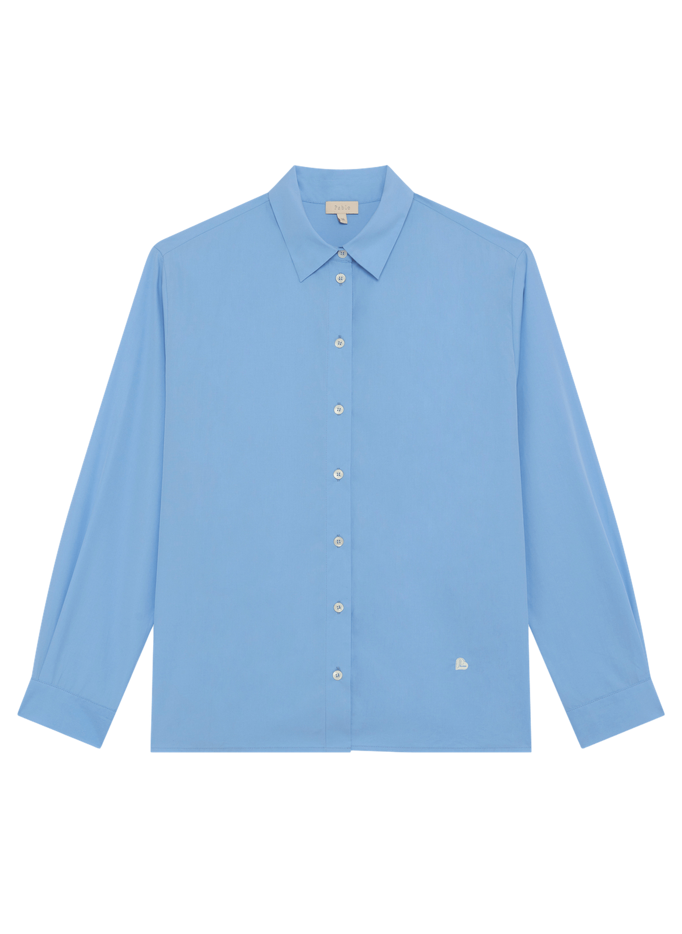 Chemise en popeline - cilia PABLO Bleu