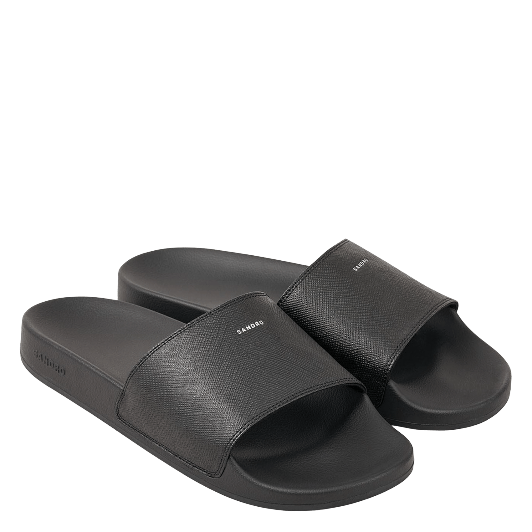 Sandales plates SANDRO Noir