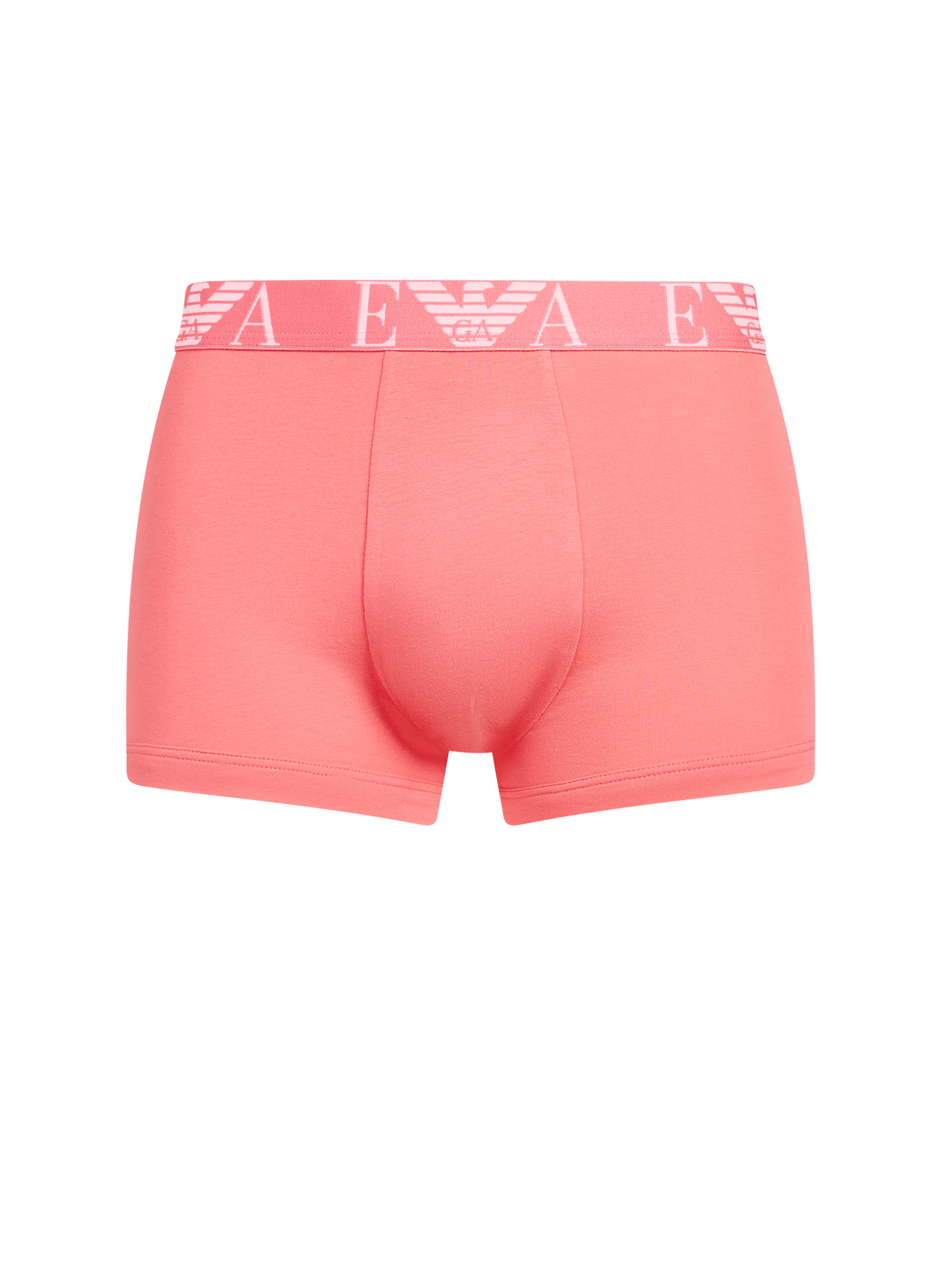 Set of 5 solid color boxer briefs in blended cotton EMPORIO ARMANI Multicolour