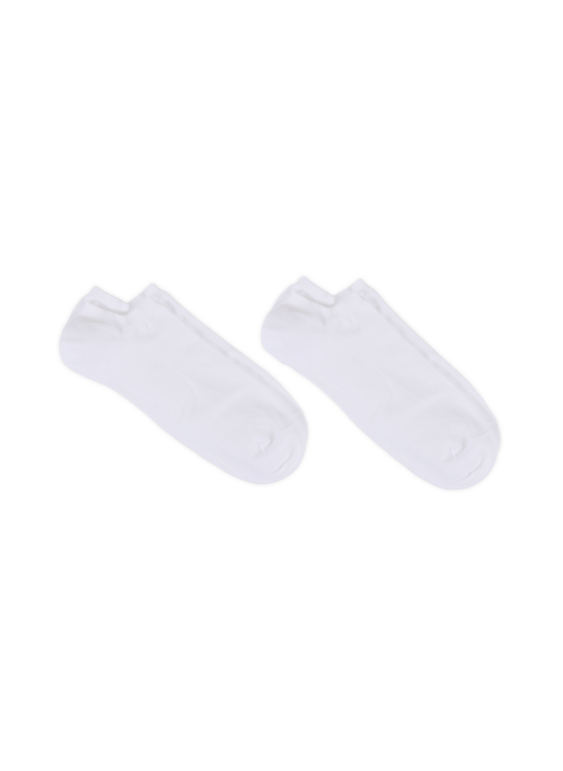 Set of two pairs of low-cut socks in blended cotton AU PRINTEMPS PARIS White