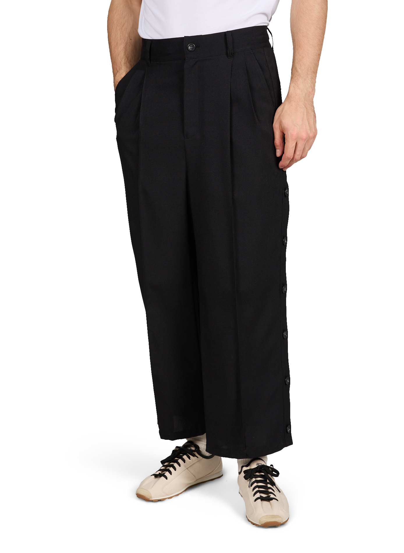 Night blue trousers - The Air Uniform WANSIE Black