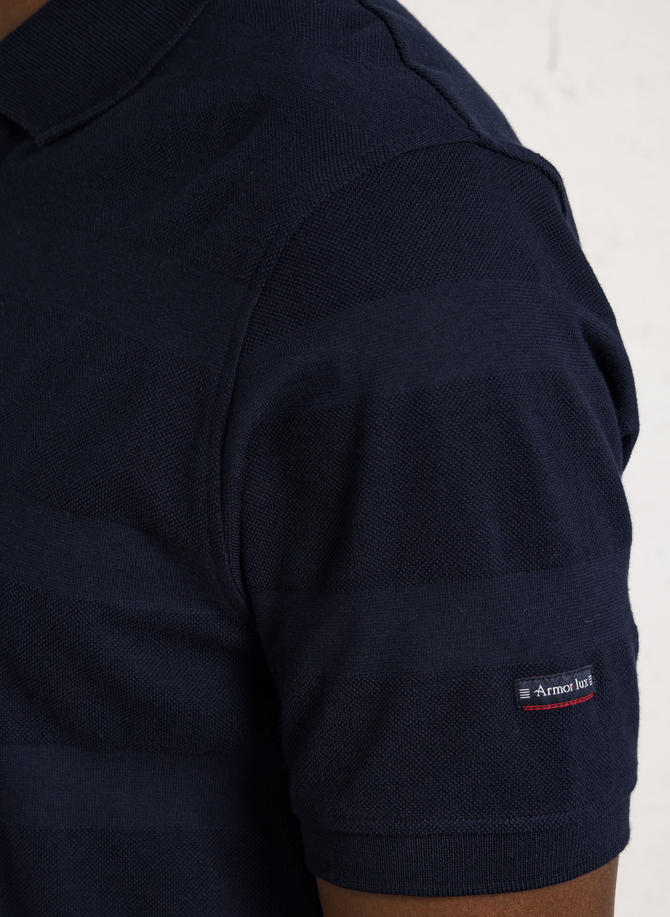 Short sleeve cotton polo shirt ARMOR-LUX Blue