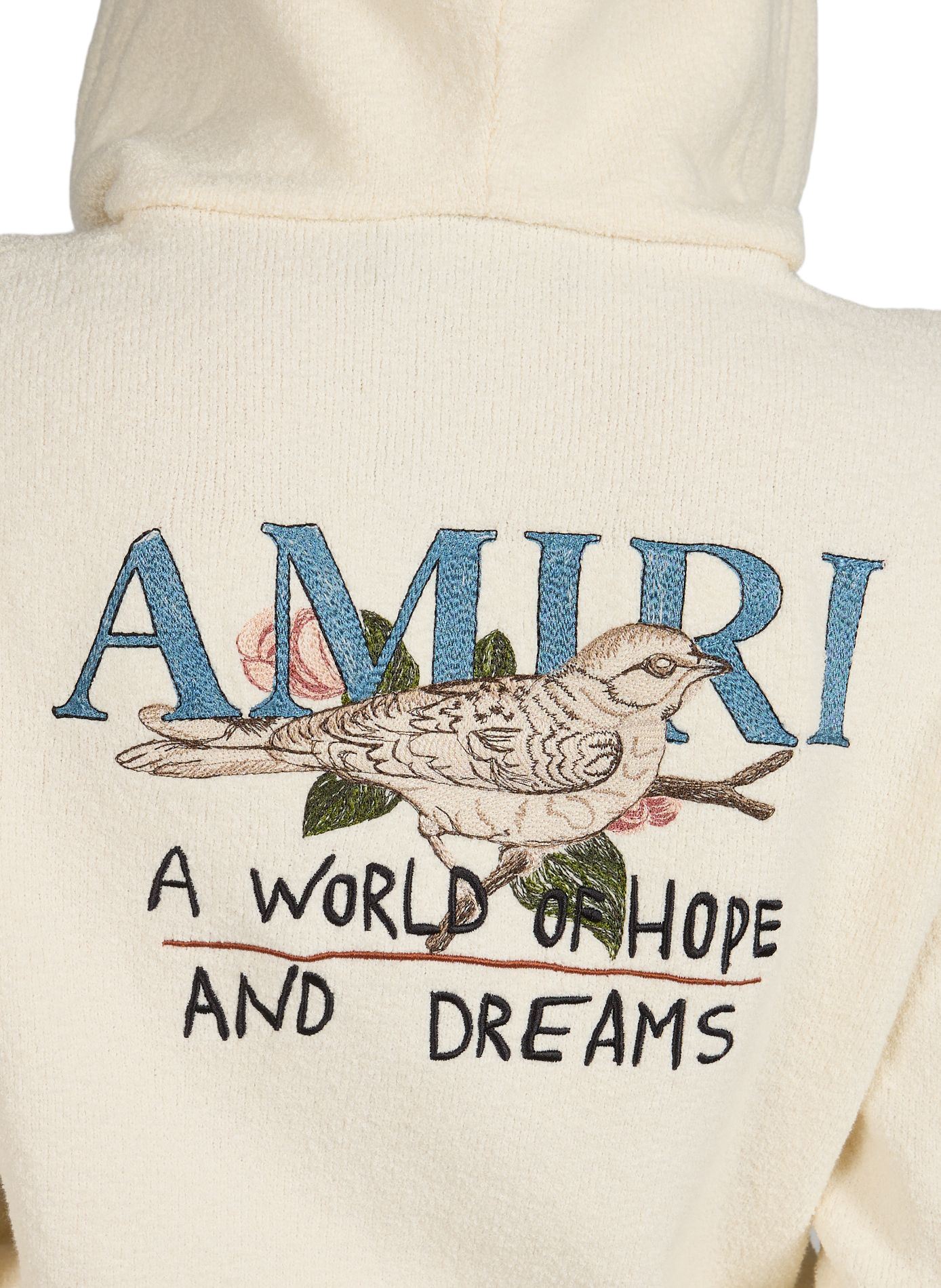 Hoodie Hope and Dreams à capuche en coton mélangé AMIRI Blanc