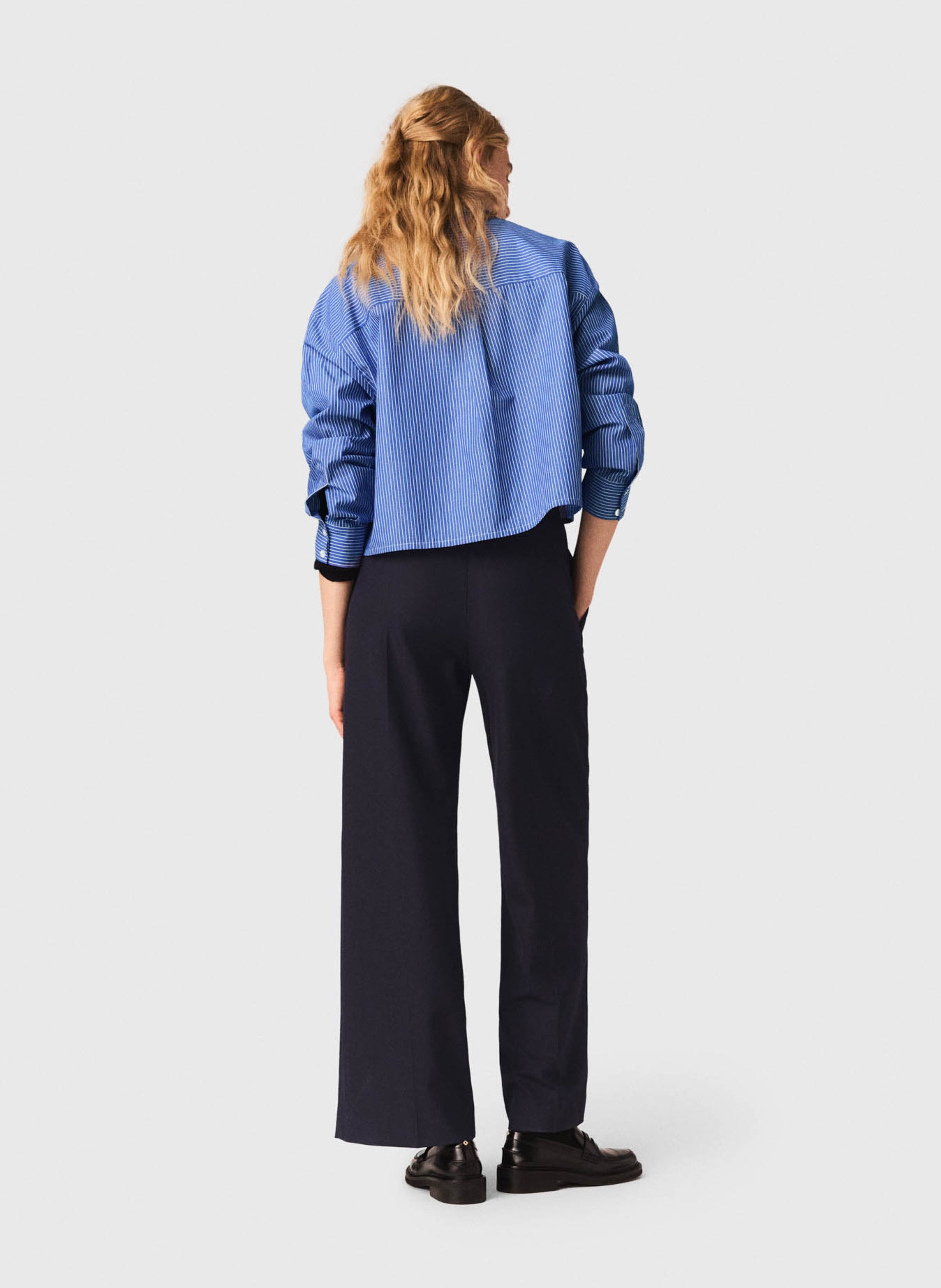 Pantalon large MAJE Noir