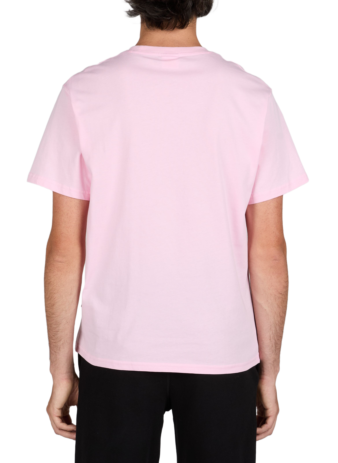 Round neck cotton t-shirt SUNDEK Pink
