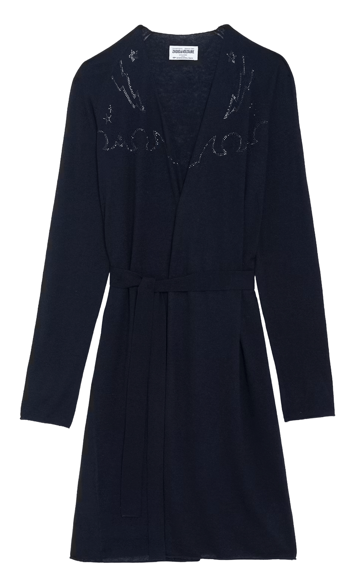 Gilet long en cachemire daffyz ZADIG&VOLTAIRE Bleu