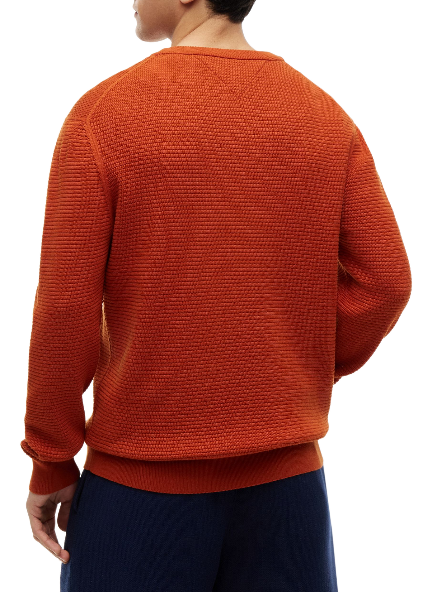Ribbed cotton sweater TOMMY HILFIGER Brown