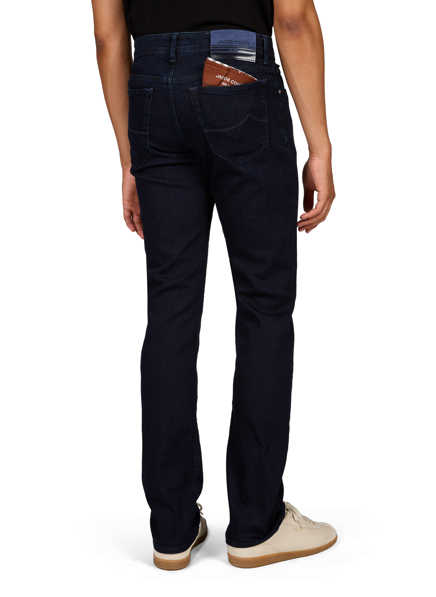Slim-fit cotton-blend jeans JACOB COHEN Blue