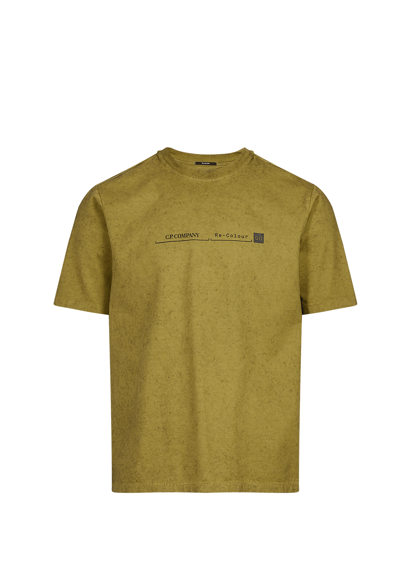 T-shirt à logo en coton CP COMPANY Kaki