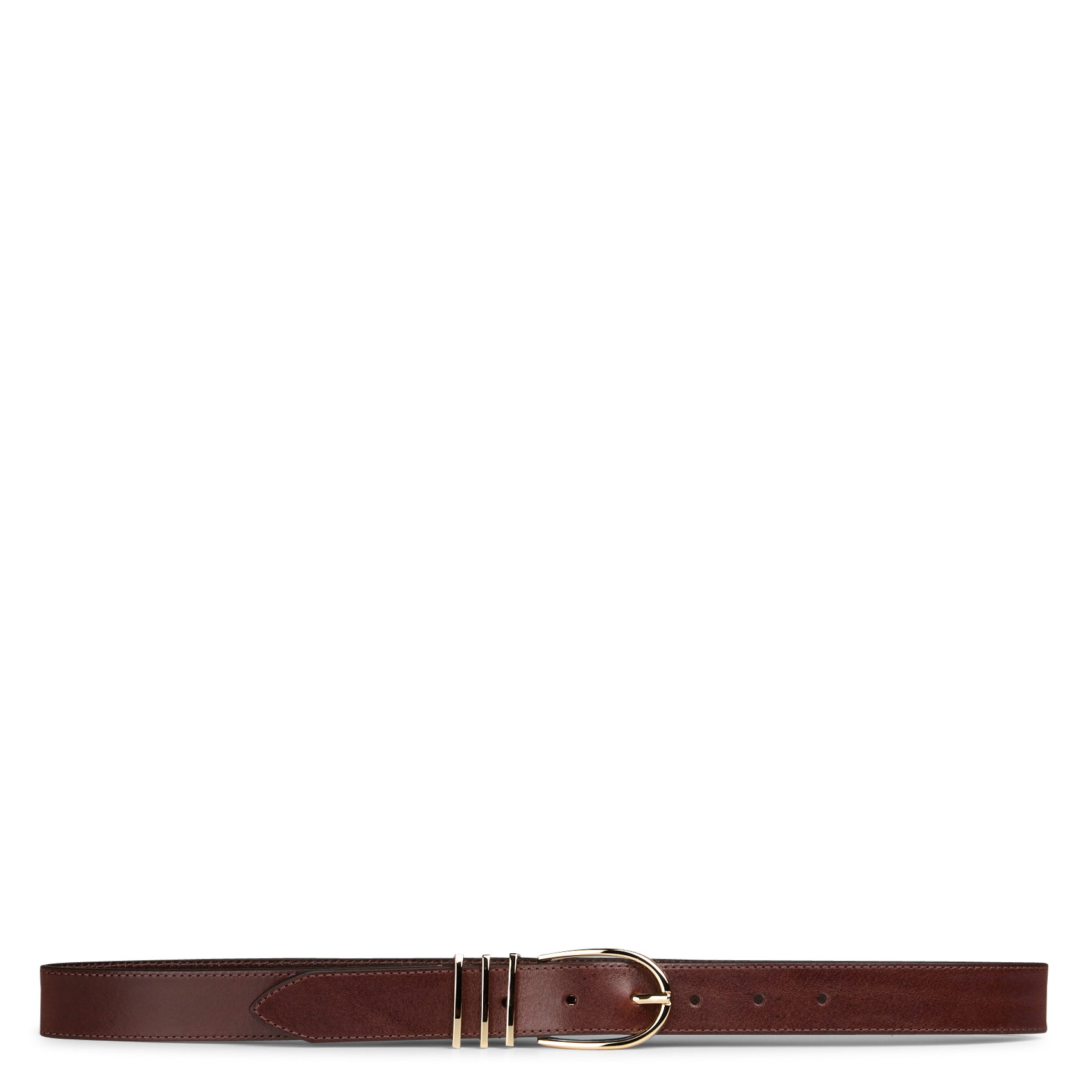 Ceinture en cuir john MAISON 123 Marron