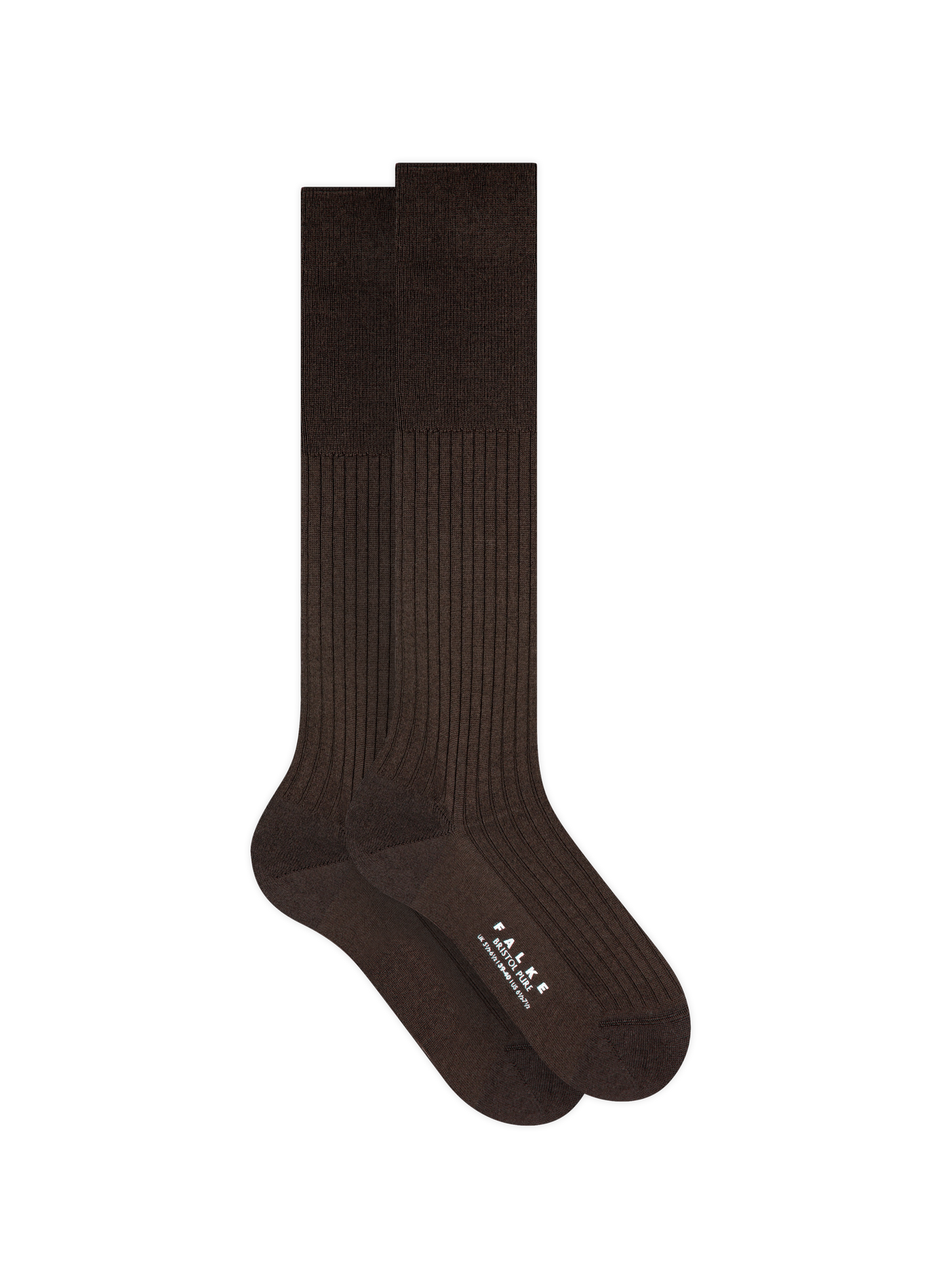 Ribbed Over-the-Knee Socks FALKE Brown