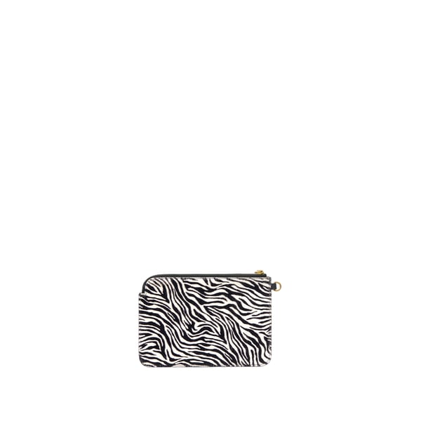 Pochette zippée oskan en cuir poulain Pochette zippée oskan en cuir poulain