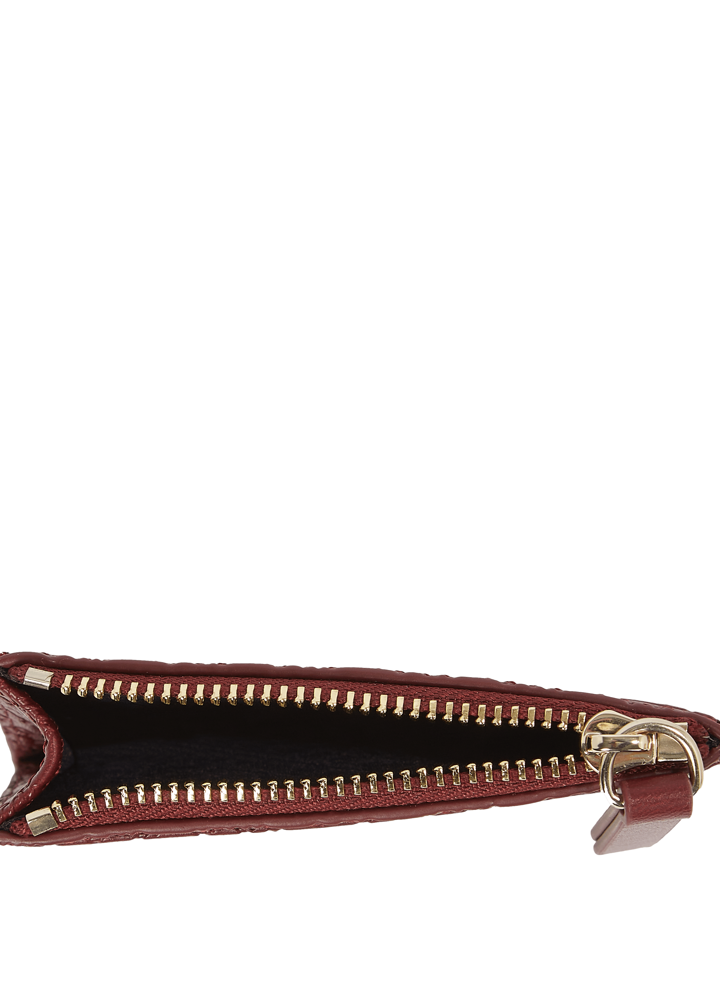 Card holder with logo Red