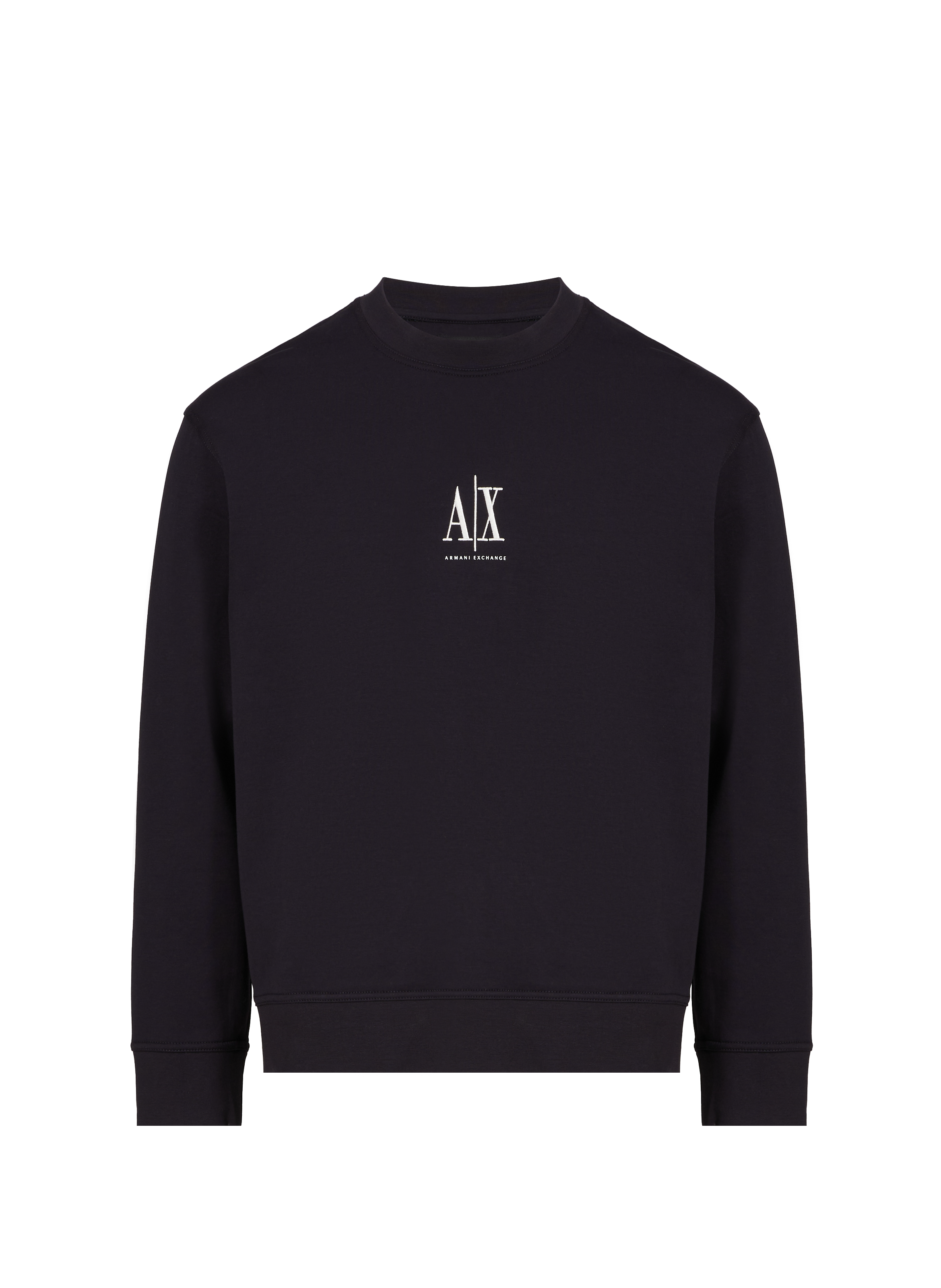 Pull ample brodé  ARMANI EXCHANGE Bleu