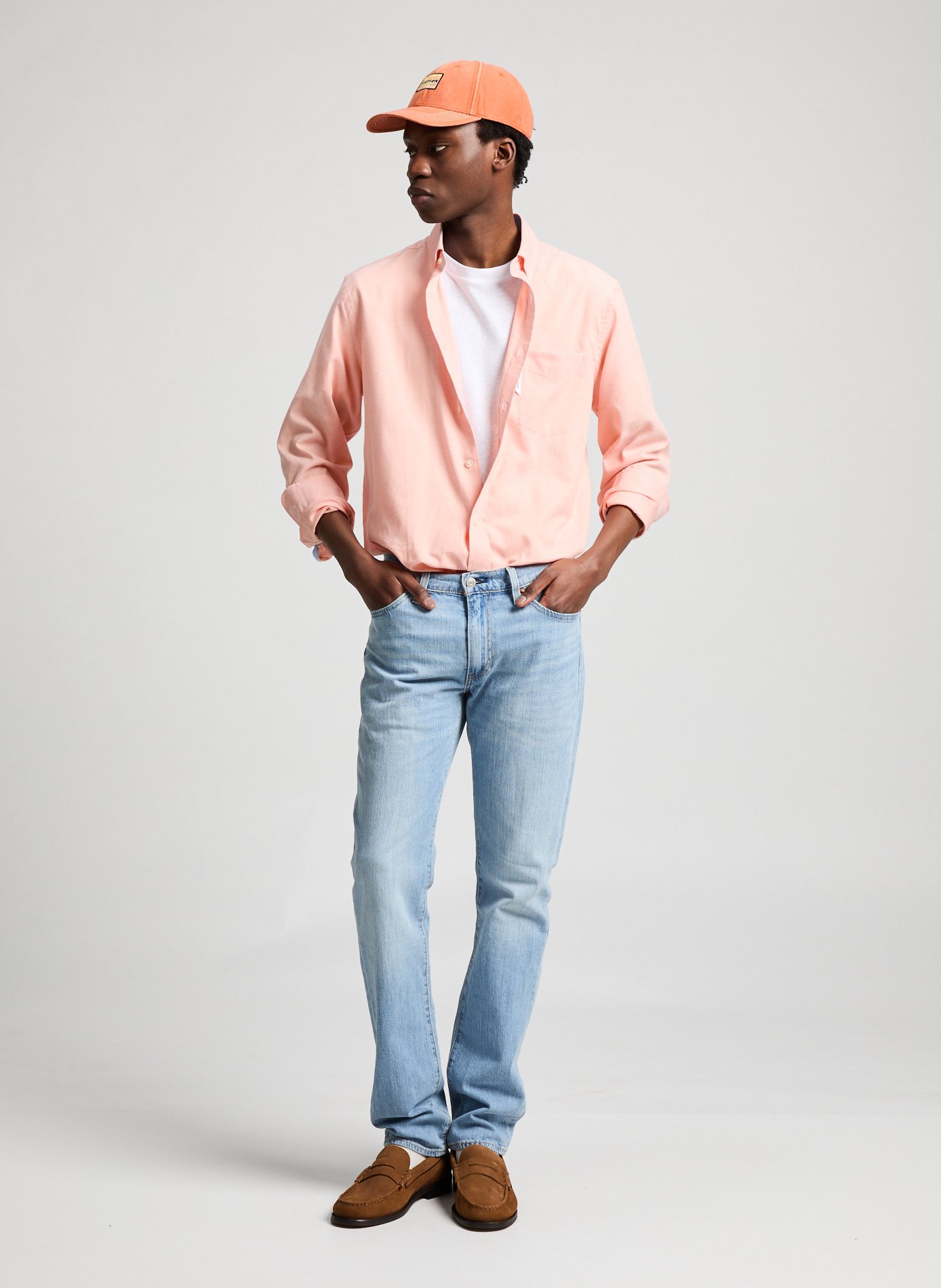 Chemise en coton FACONNABLE Orange