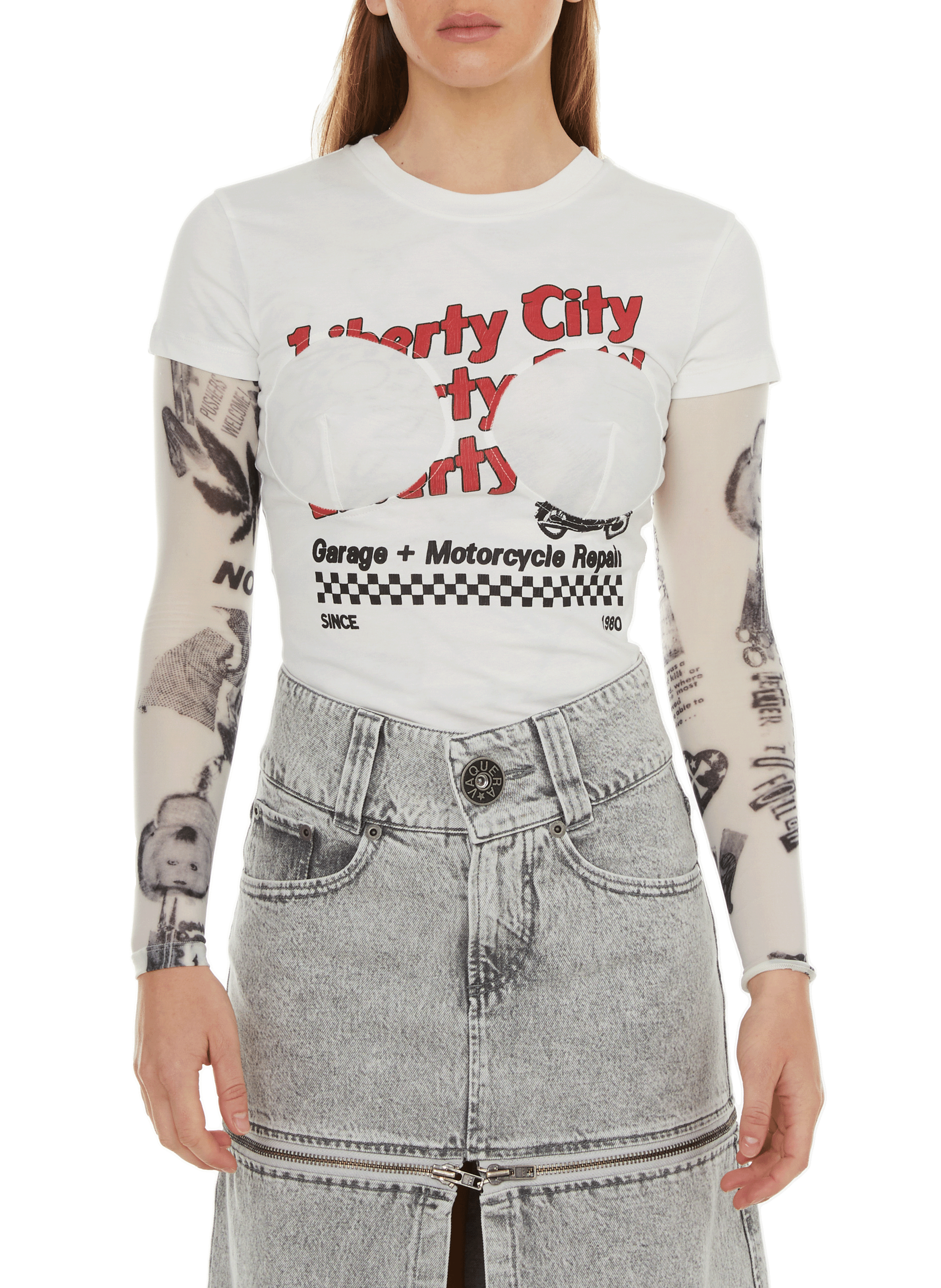 T-shirt en coton VAQUERA Blanc