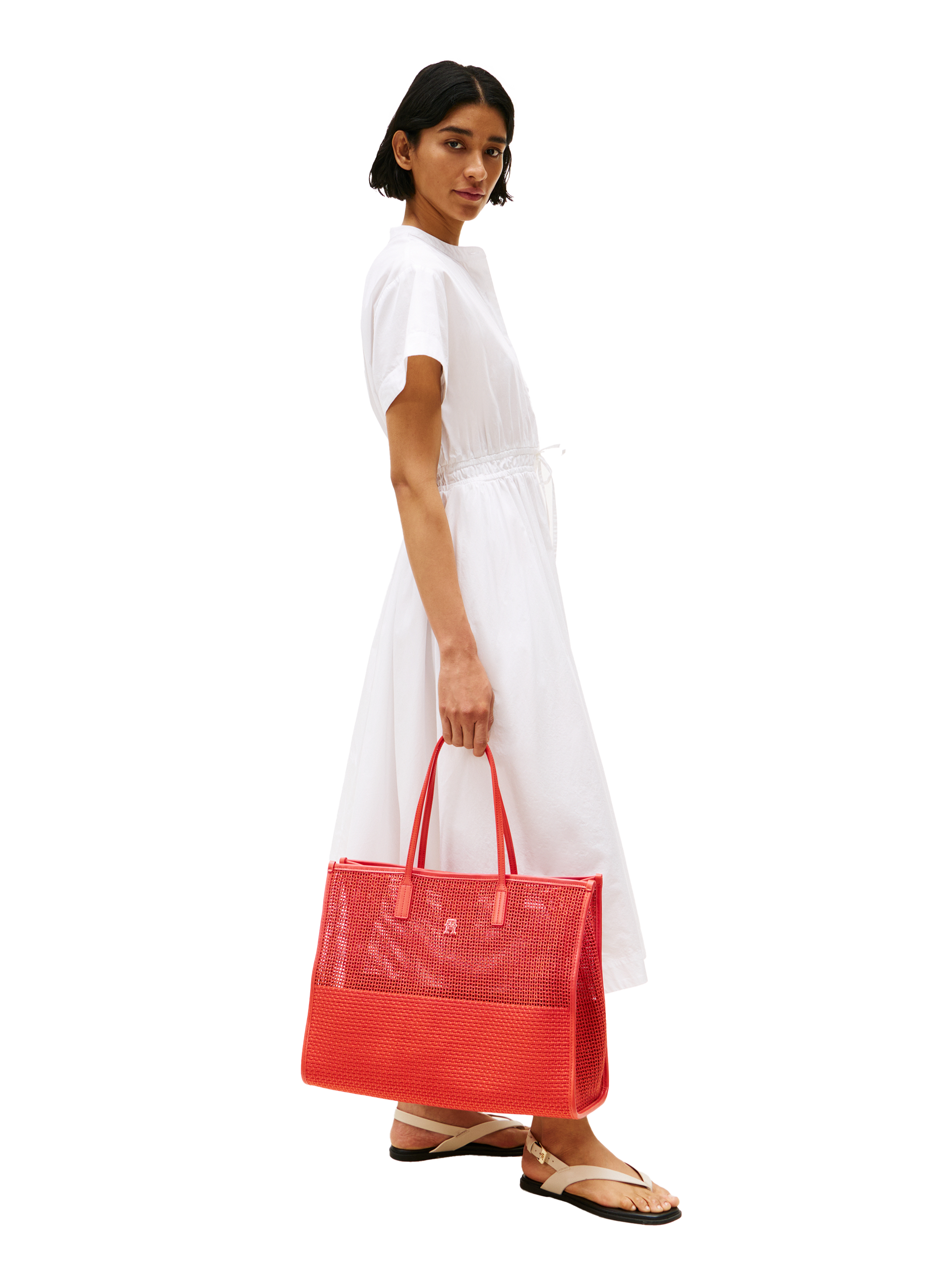 Woven City tote bag TOMMY HILFIGER Grey