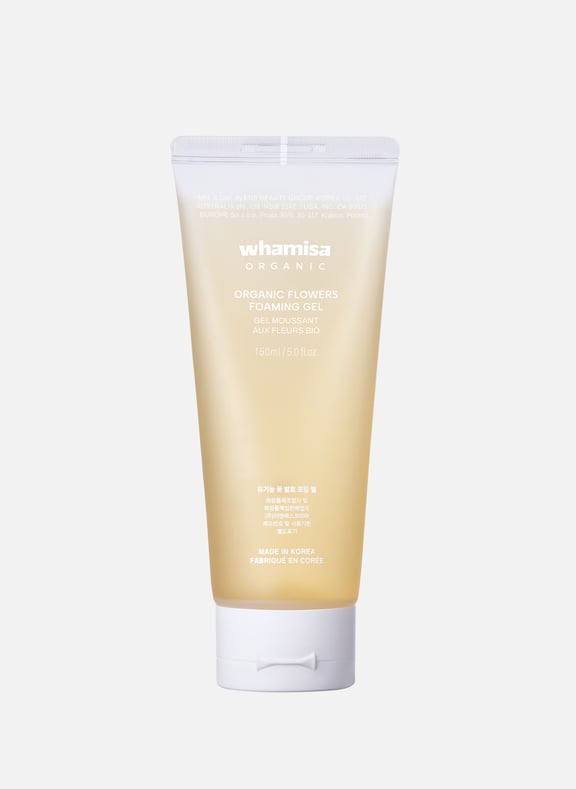 Gel nettoyant moussant aux fleurs bio fermentées WHAMISA Gel nettoyant moussant aux fleurs bio fermentées WHAMISA