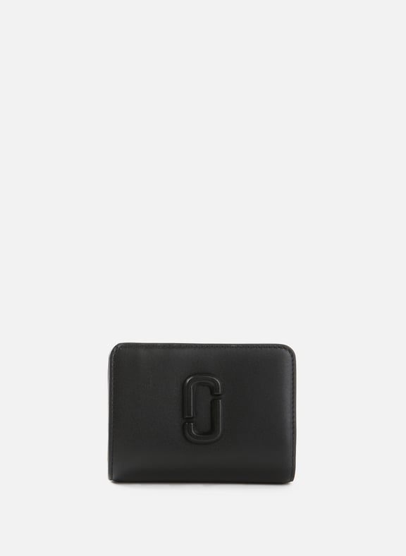 Porte-monnaie The Covered J Marc Mini Noir by MARC JACOBS MARC JACOBS Porte-monnaie The Covered J Marc Mini Noir