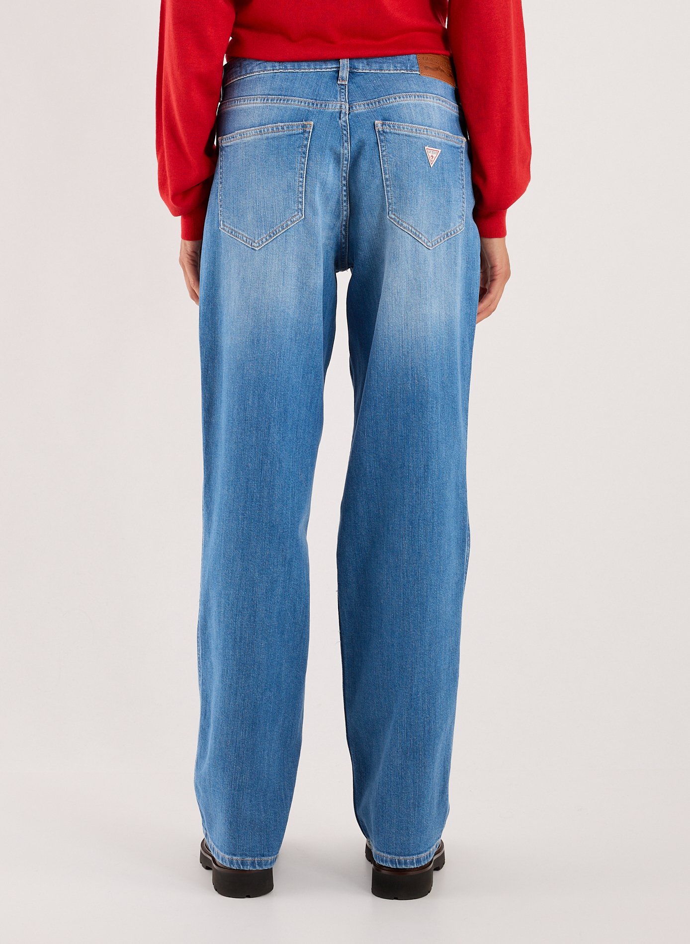 Jean boyfriend GUESS Bleu