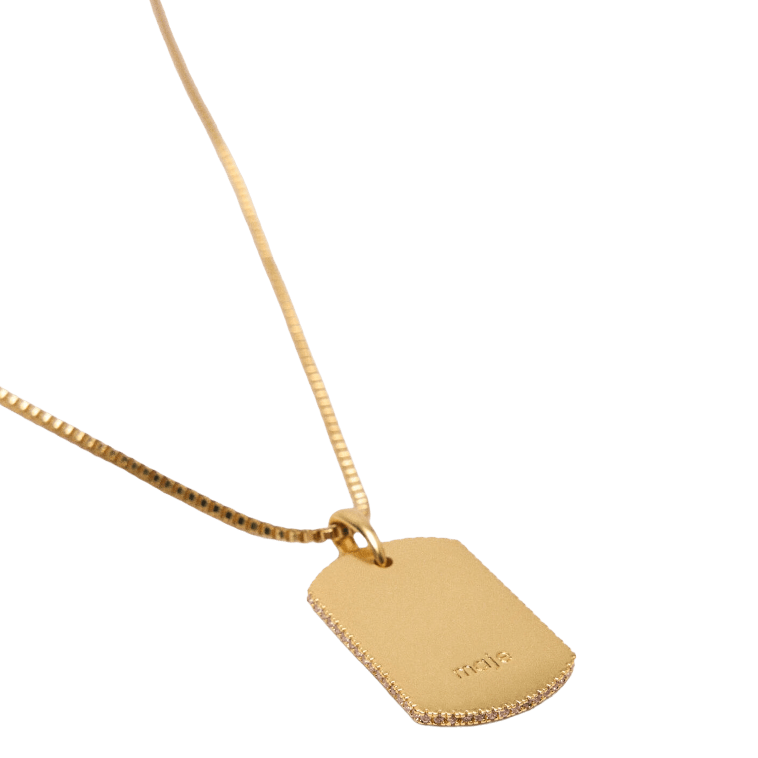 Collier en laiton MAJE Doré