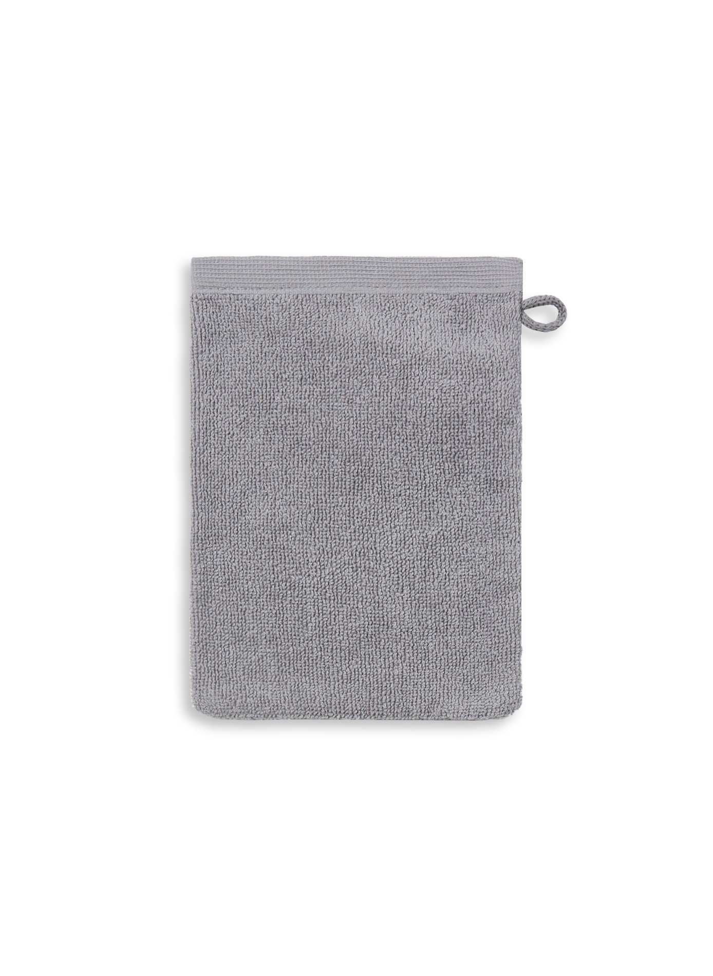 AU PRINTEMPS PARIS Gant de toilette en coton biologique Argent