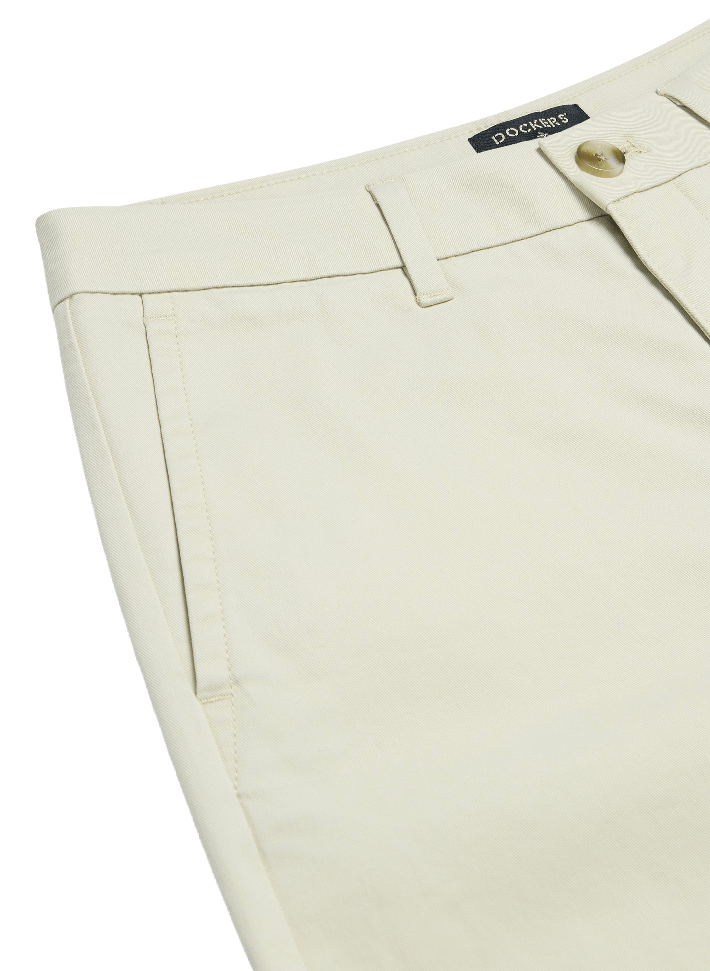 Pantalon droit en coton DOCKERS Beige